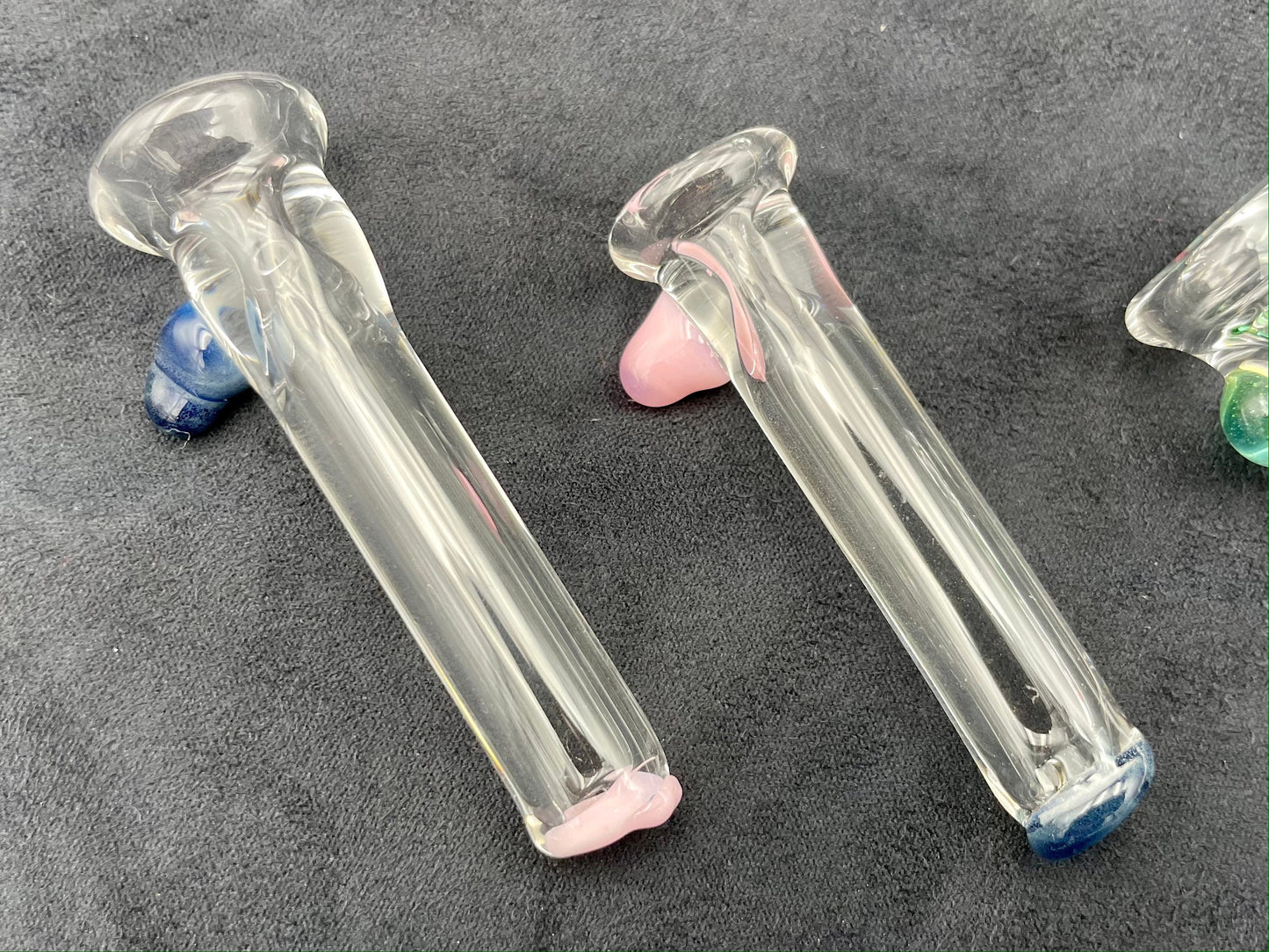 Dot One Hitter/ Dot Chillum / tobacco use only / simple chillum / Kawaii Chillum / USA Glass