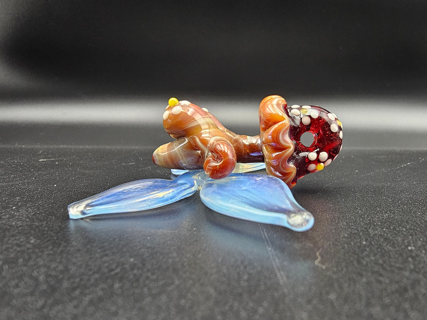 Mushroom Fairy Pendant/ Shroom Tiddy Pendant / Glass Mushroom Faerie Pendant / Glass Mushroom Boobie Pendant / Fae Pendant