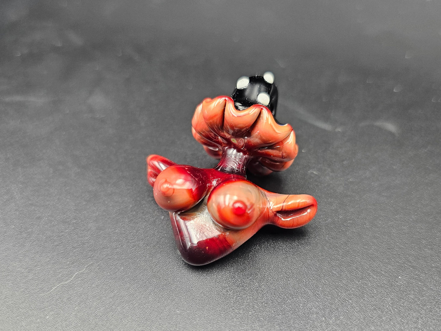 Shroom Head Torso Pendant/ Tiddy Pendant / Glass Mushroom Pendant / Glass Mushroom Boobie Pendant