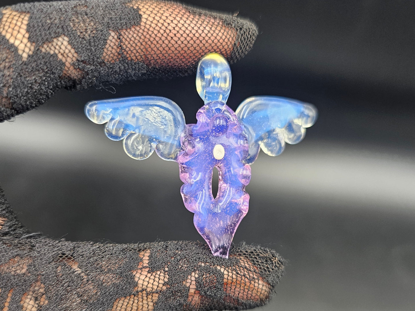 Flying Vagina Pendant / Flying F*ck Pendant / Flying Vag Pendant / Vagina Pendant / Vagina with Wings / flying fuck