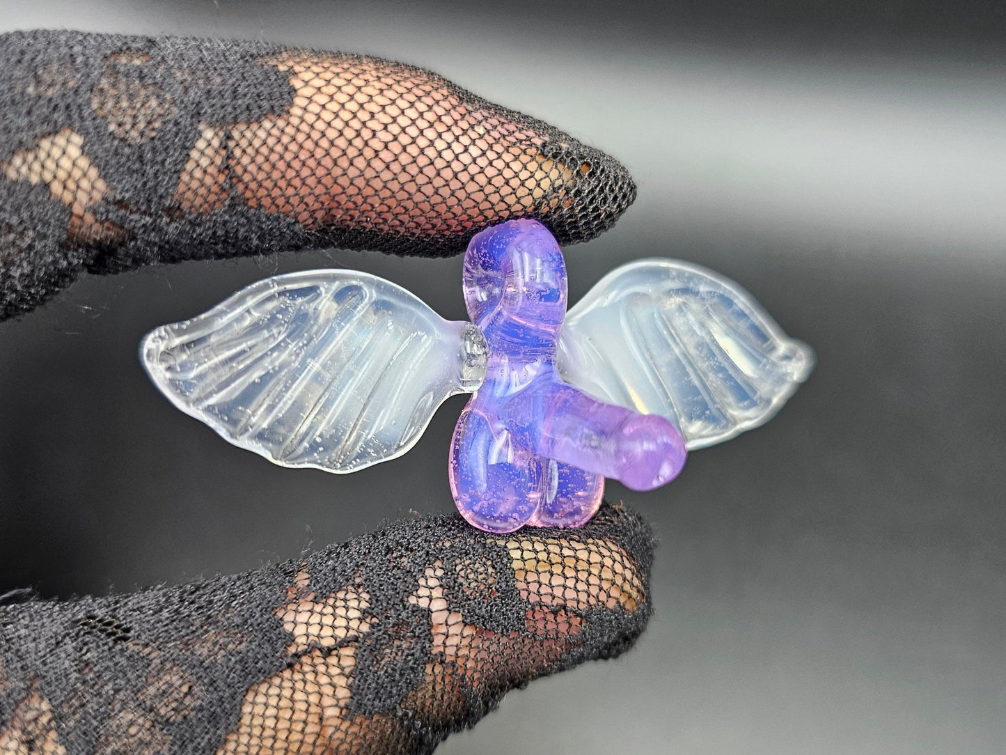 Flying Penis Pendant / Flying F*ck Pendant / Flying Aubergine Pendant / Penis Pendant / Penis with Wings