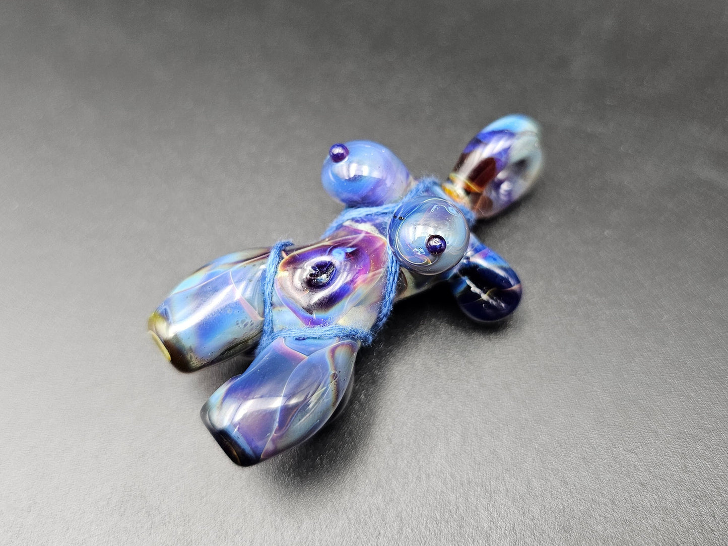 Glass Babe Pendant / Purple Babe / Hand Blown Glass Babe Pendant / Shibari Pendant / Sexy Pendant / Elegant Glass Pendant / NSFW