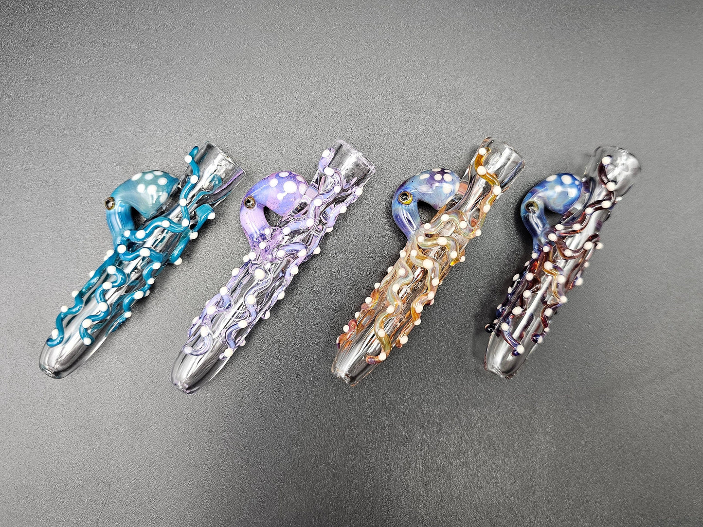 Octopus Chillum / Octopus One-Hitter / tobacco use only / Hand made / Kawaii one hitter / Cute Octopus Chillum