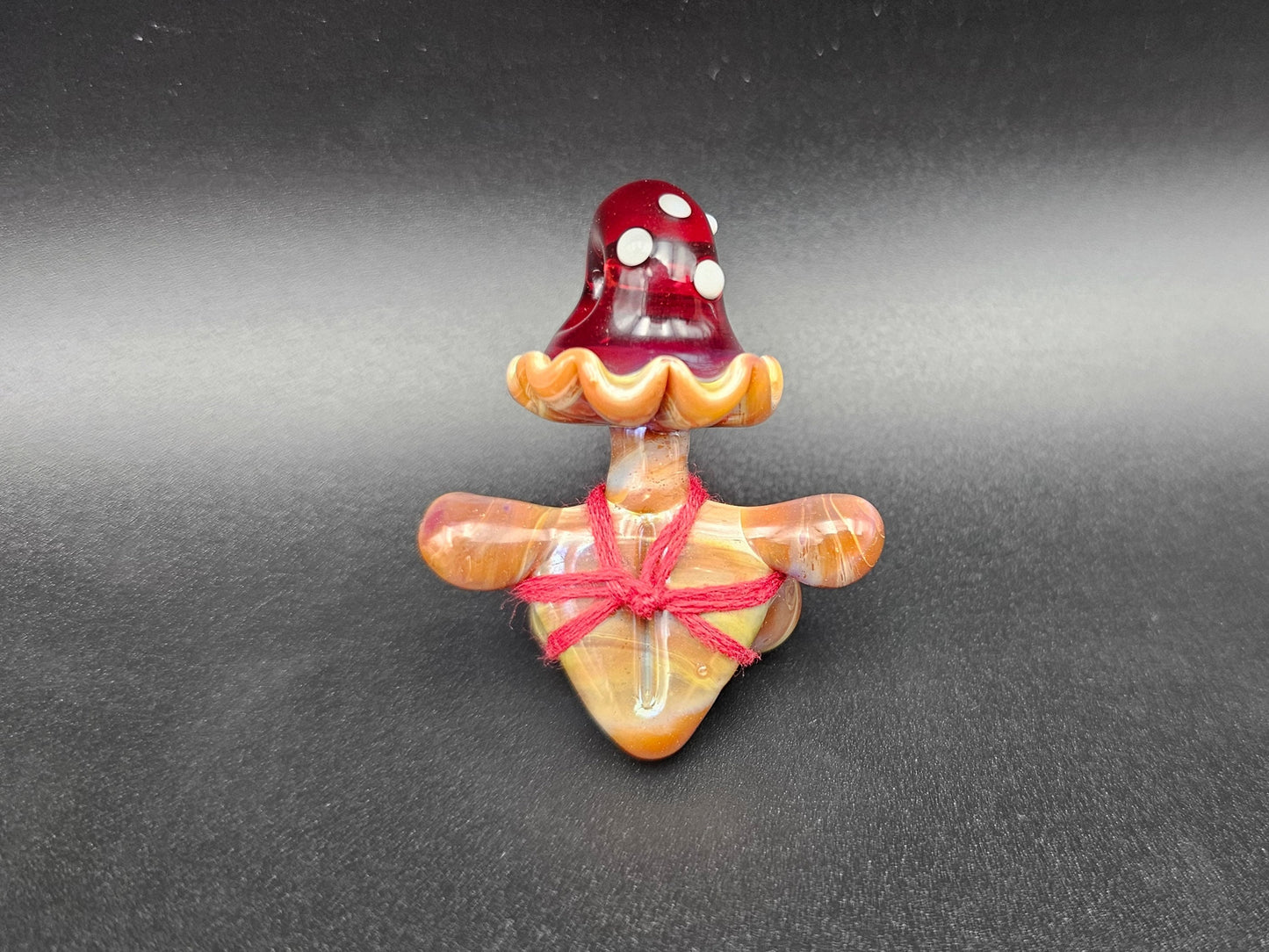 Monster Shroom Head Torso Pendant/ Tiddy Pendant / Glass Mushroom Monster Pendant / Glass Monster Mushroom Boobie Pendant