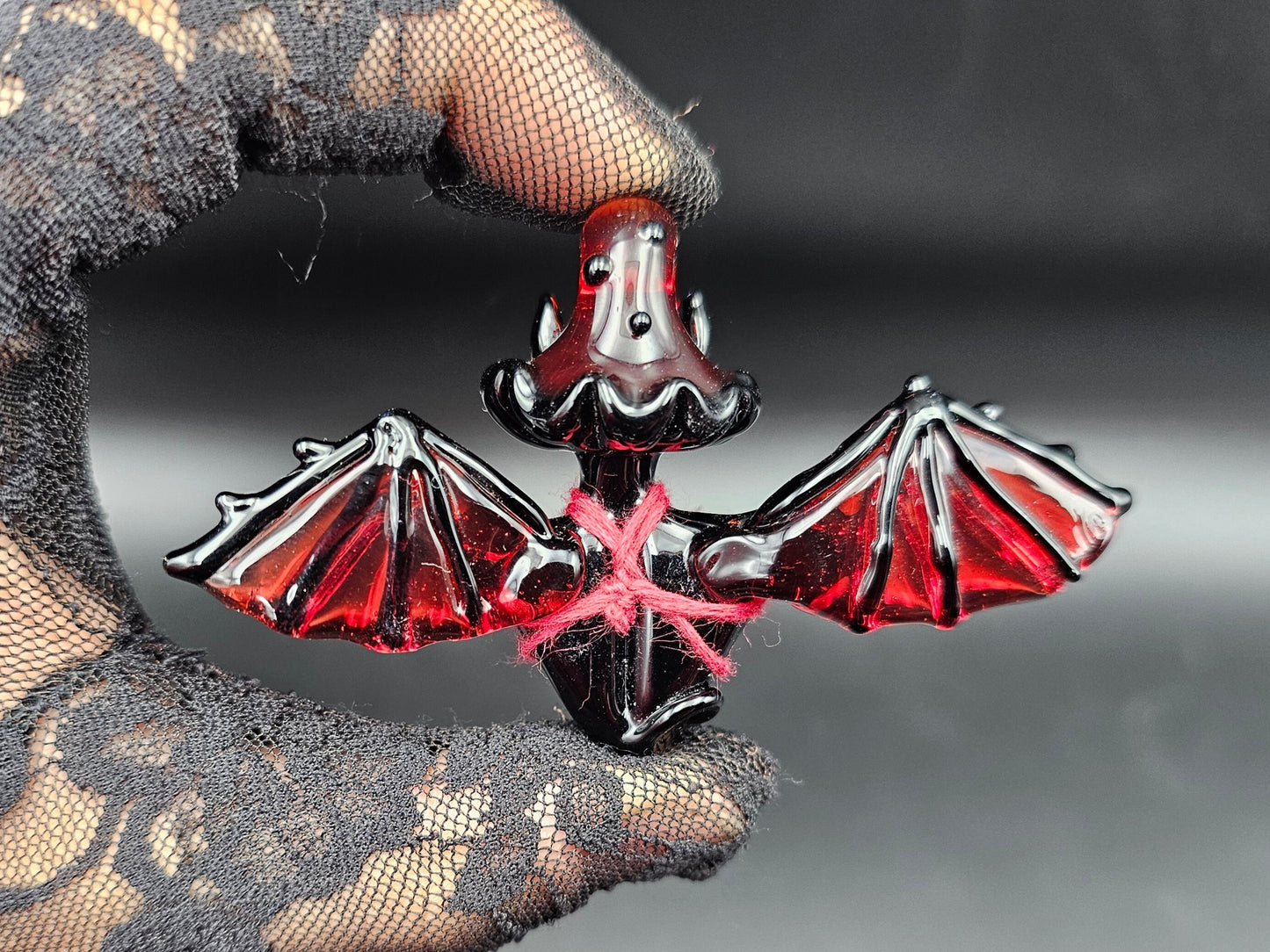 Mushroom Devil Pendant/ Shroom Tiddy Pendant / Glass Mushroom Devil Pendant / Glass Mushroom Boobie Pendant / Devil Pendant