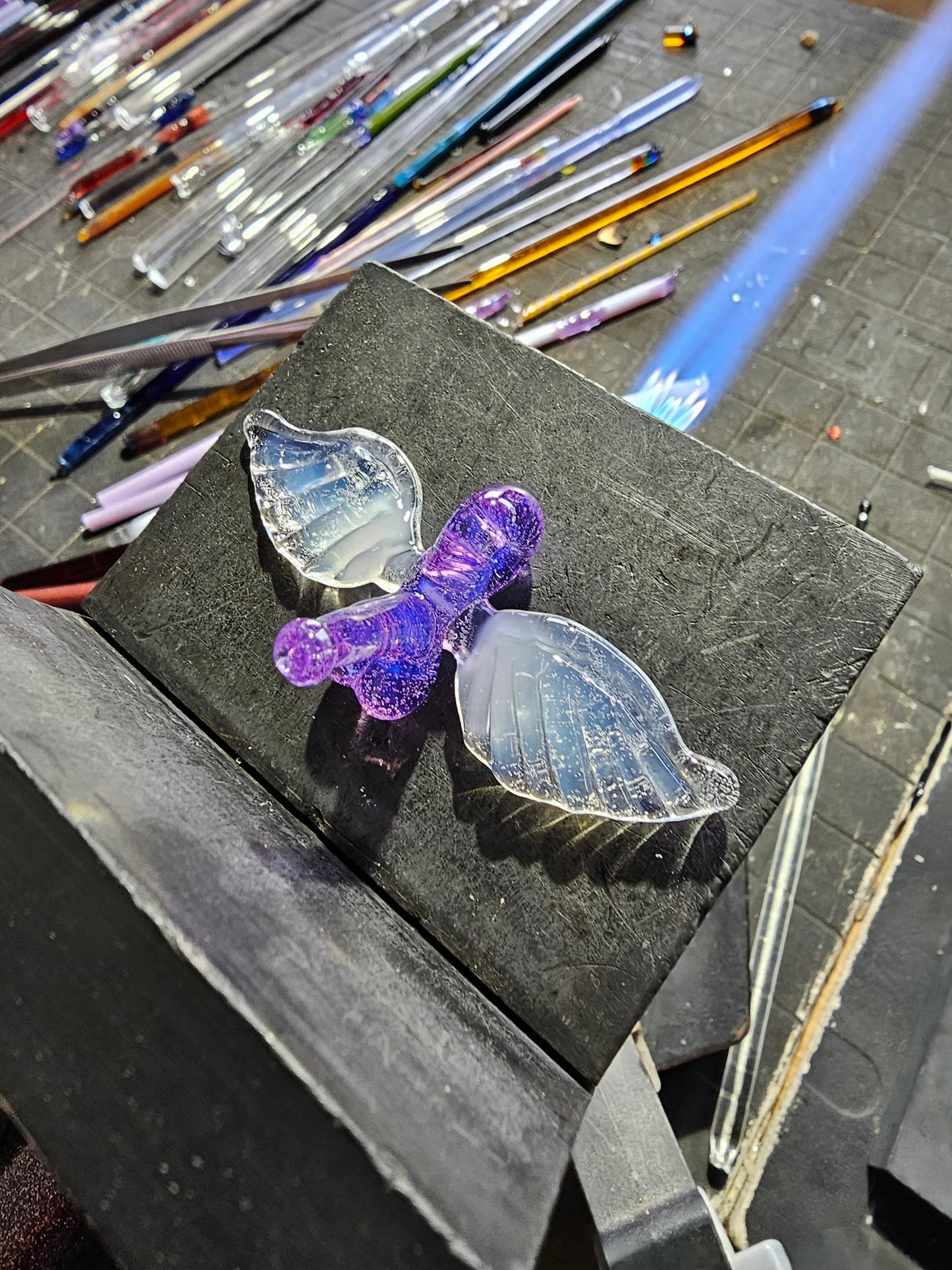 Flying Penis Pendant / Flying F*ck Pendant / Flying Aubergine Pendant / Penis Pendant / Penis with Wings