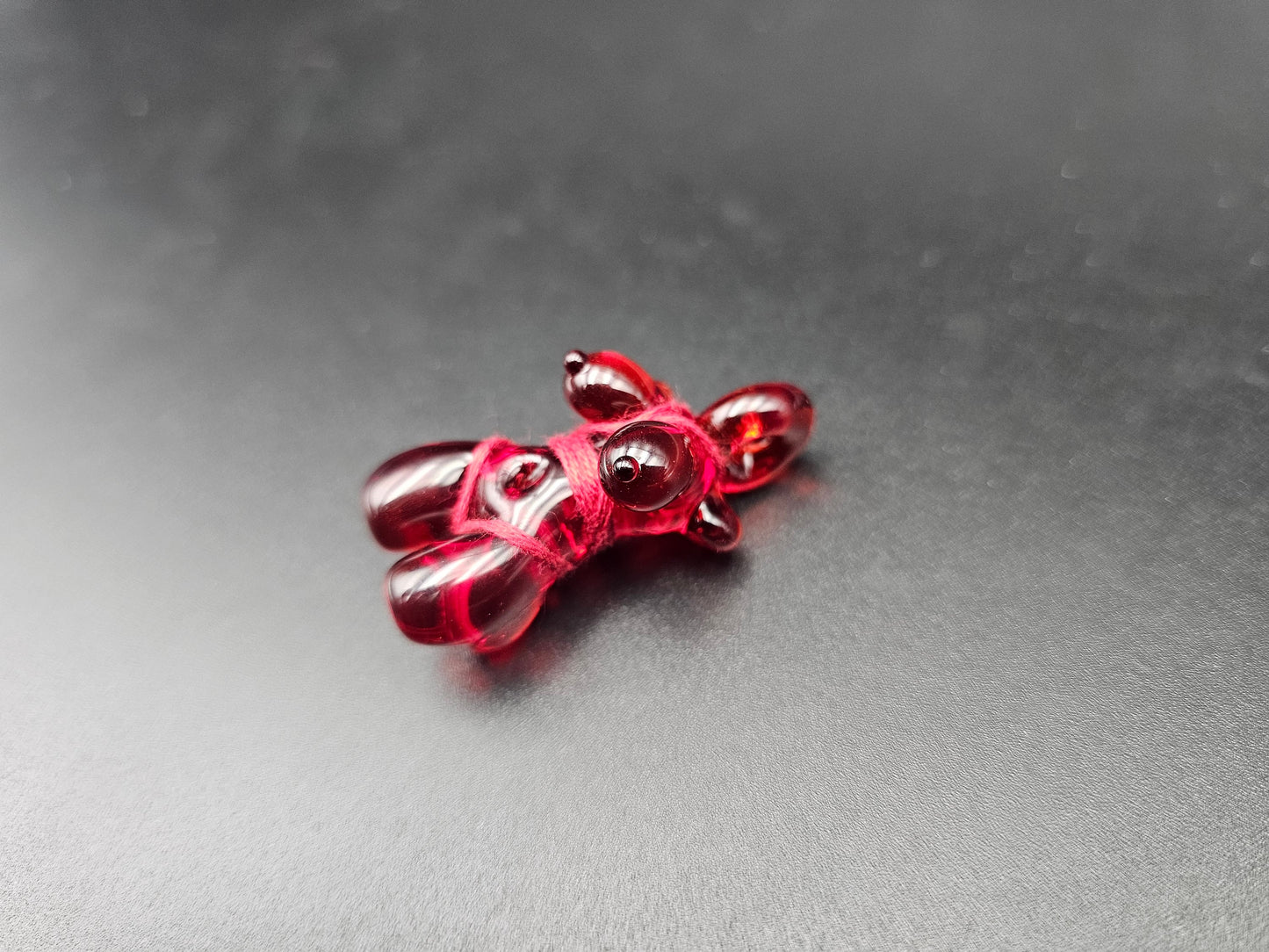 Glass Babe Pendant / Light Red Babe / Hand Blown Glass Babe Pendant / Shibari Pendant / Sexy Pendant / Elegant Glass Pendant / NSFW