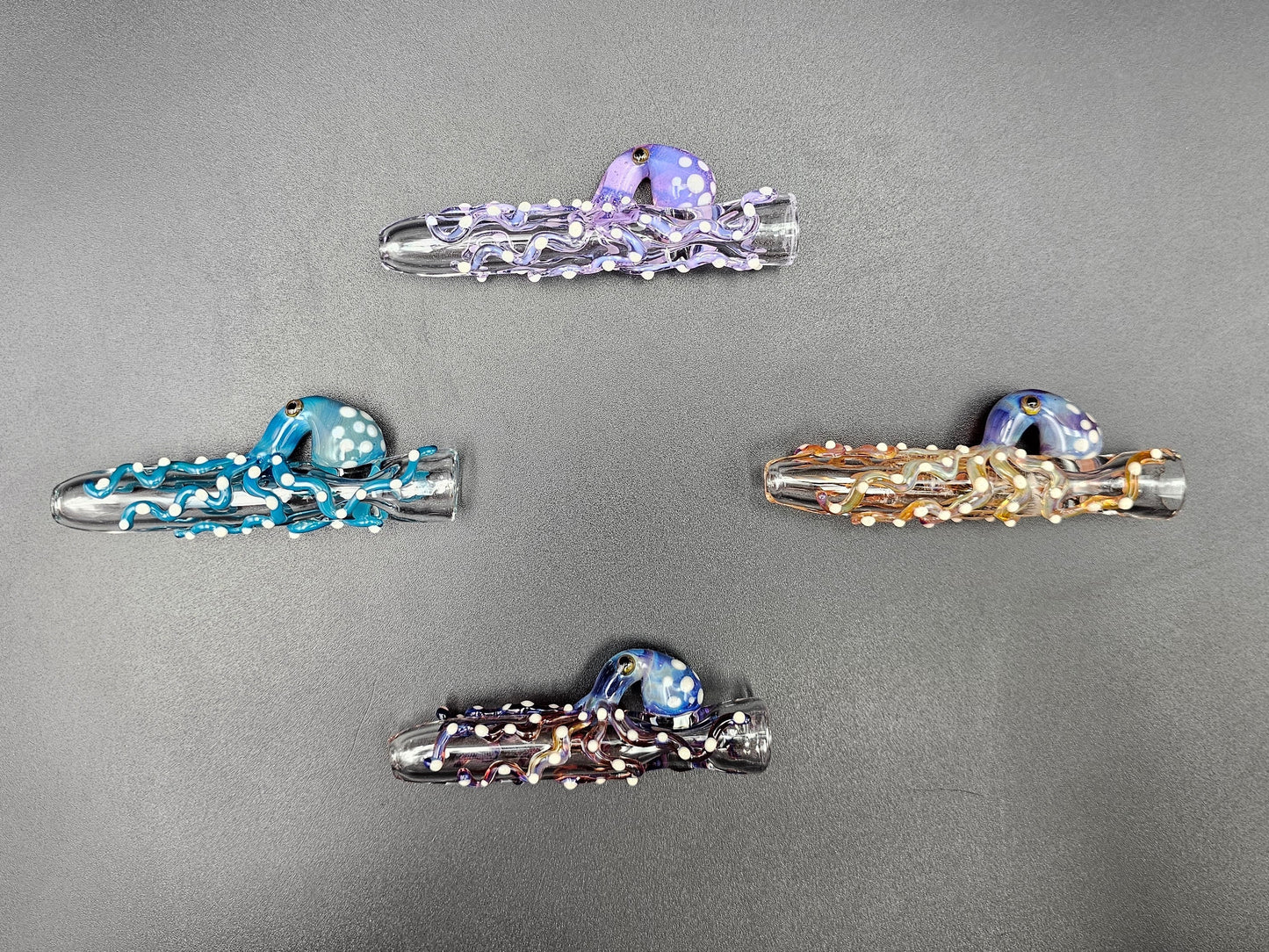 Octopus Chillum / Octopus One-Hitter / tobacco use only / Hand made / Kawaii one hitter / Cute Octopus Chillum