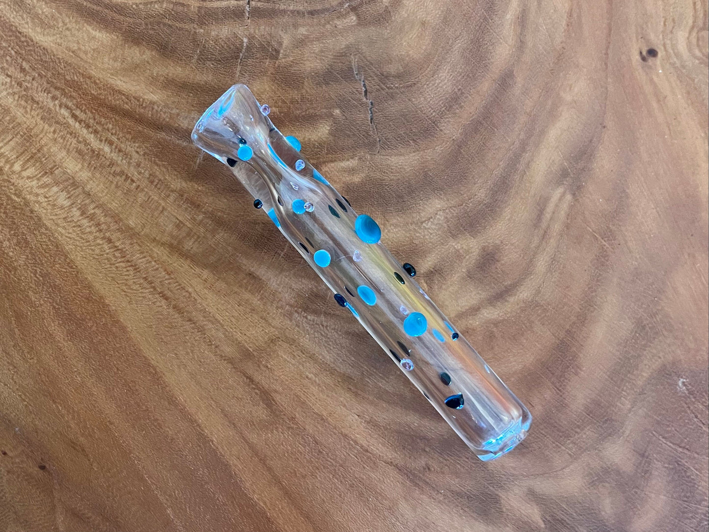 Polka Dot One Hitter/ Polka Dot Chillum / tobacco use only / simple chillum / Kawaii one hitter / cute chillum / USA glass