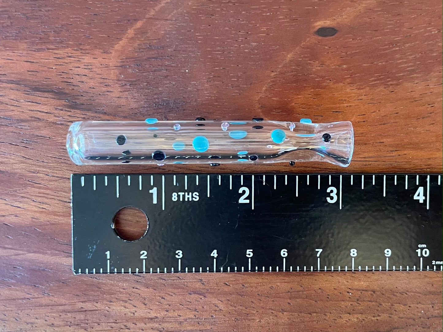 Polka Dot One Hitter/ Polka Dot Chillum / tobacco use only / simple chillum / Kawaii one hitter / cute chillum / USA glass