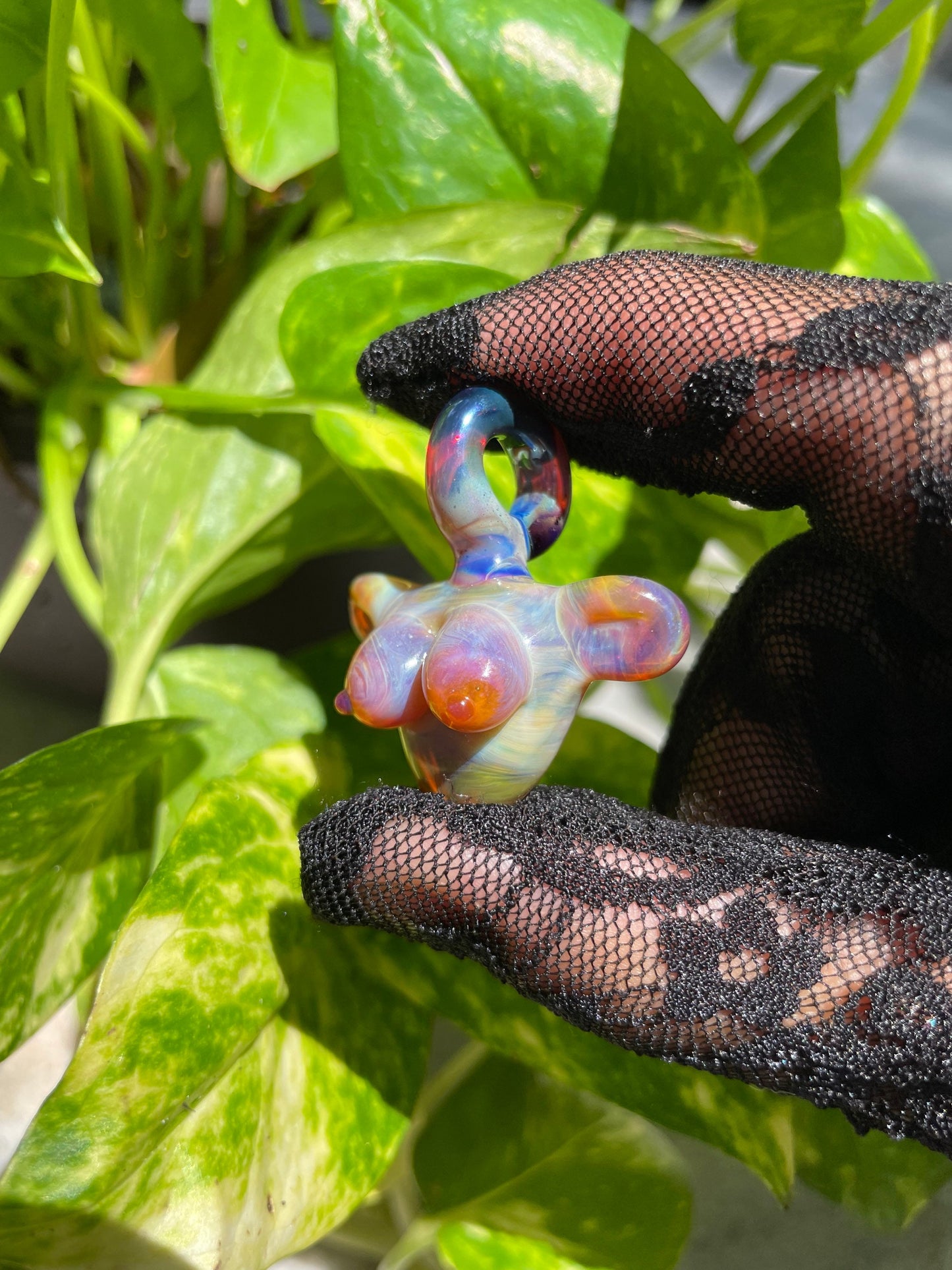 Torso Pendant/ Tiddy Pendant / Glass Pendant / Glass Boobie Pendant