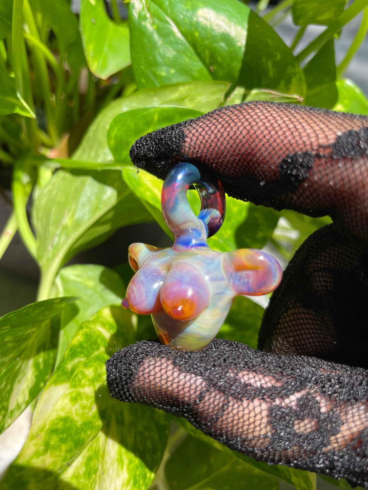 Torso Pendant/ Tiddy Pendant / Glass Pendant / Glass Boobie Pendant