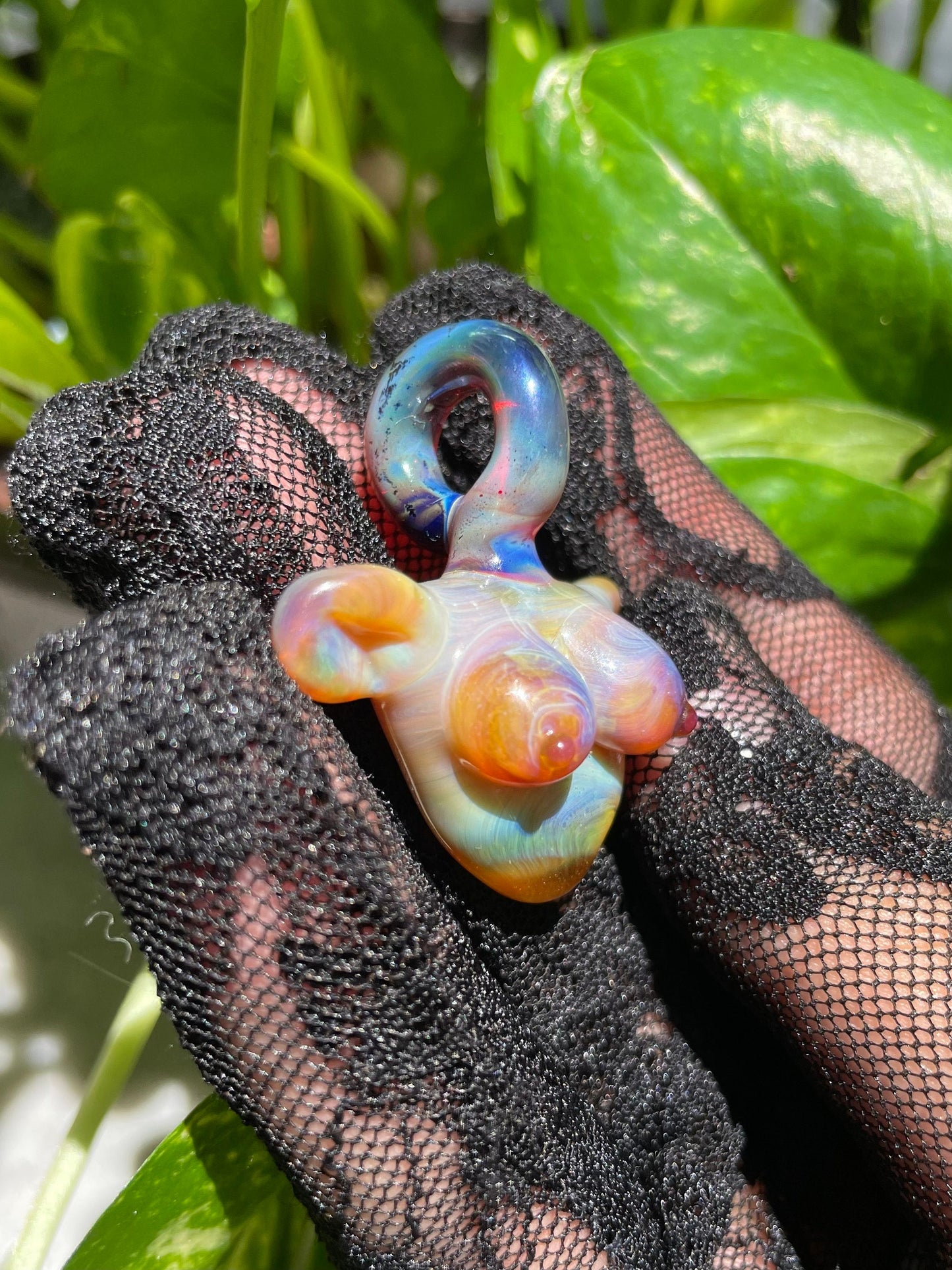 Torso Pendant/ Tiddy Pendant / Glass Pendant / Glass Boobie Pendant