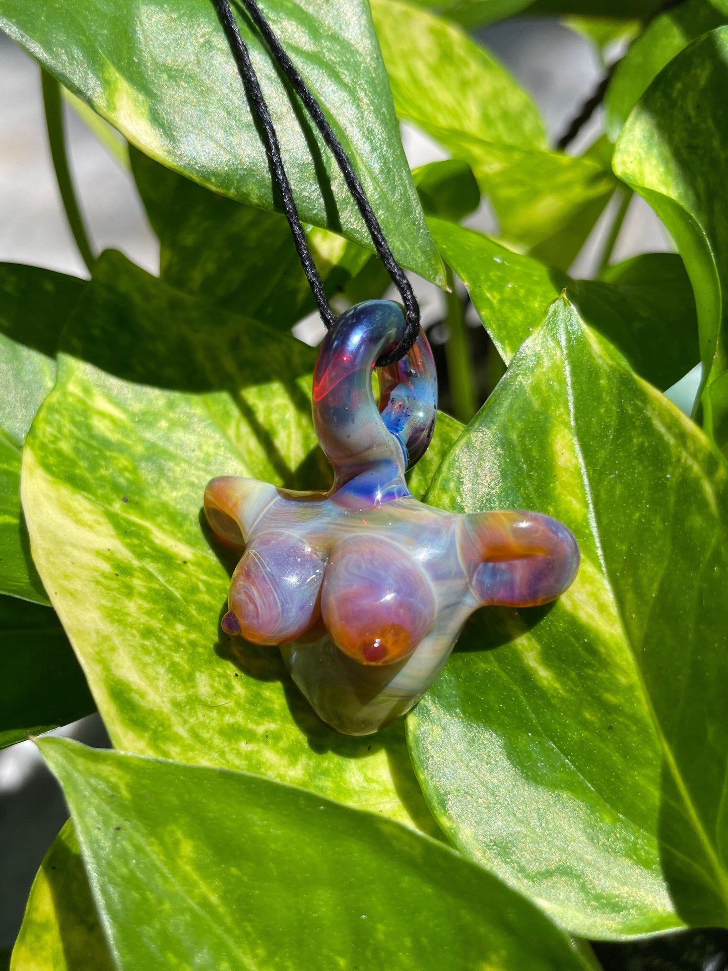 Torso Pendant/ Tiddy Pendant / Glass Pendant / Glass Boobie Pendant