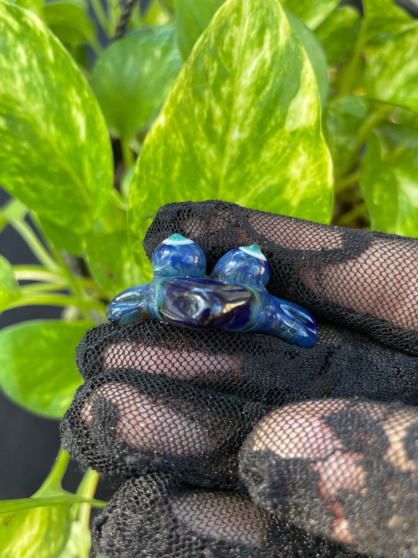 Evil Eye Torso Pendant/ Mal De Ojo Tiddy Pendant / Glass Pendant / Glass Boobie Pendant / Evil Eye Pendant