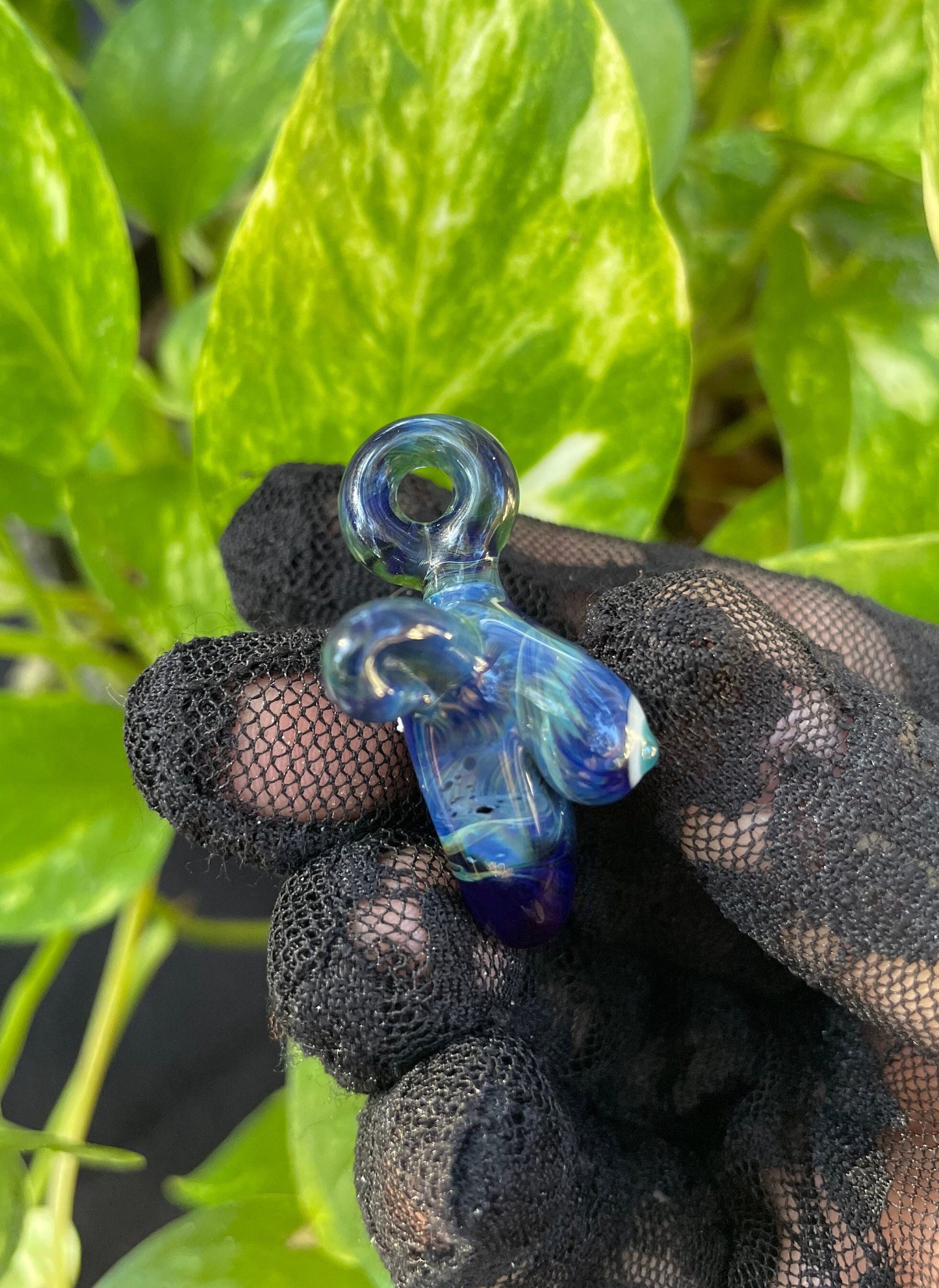 Evil Eye Torso Pendant/ Mal De Ojo Tiddy Pendant / Glass Pendant / Glass Boobie Pendant / Evil Eye Pendant