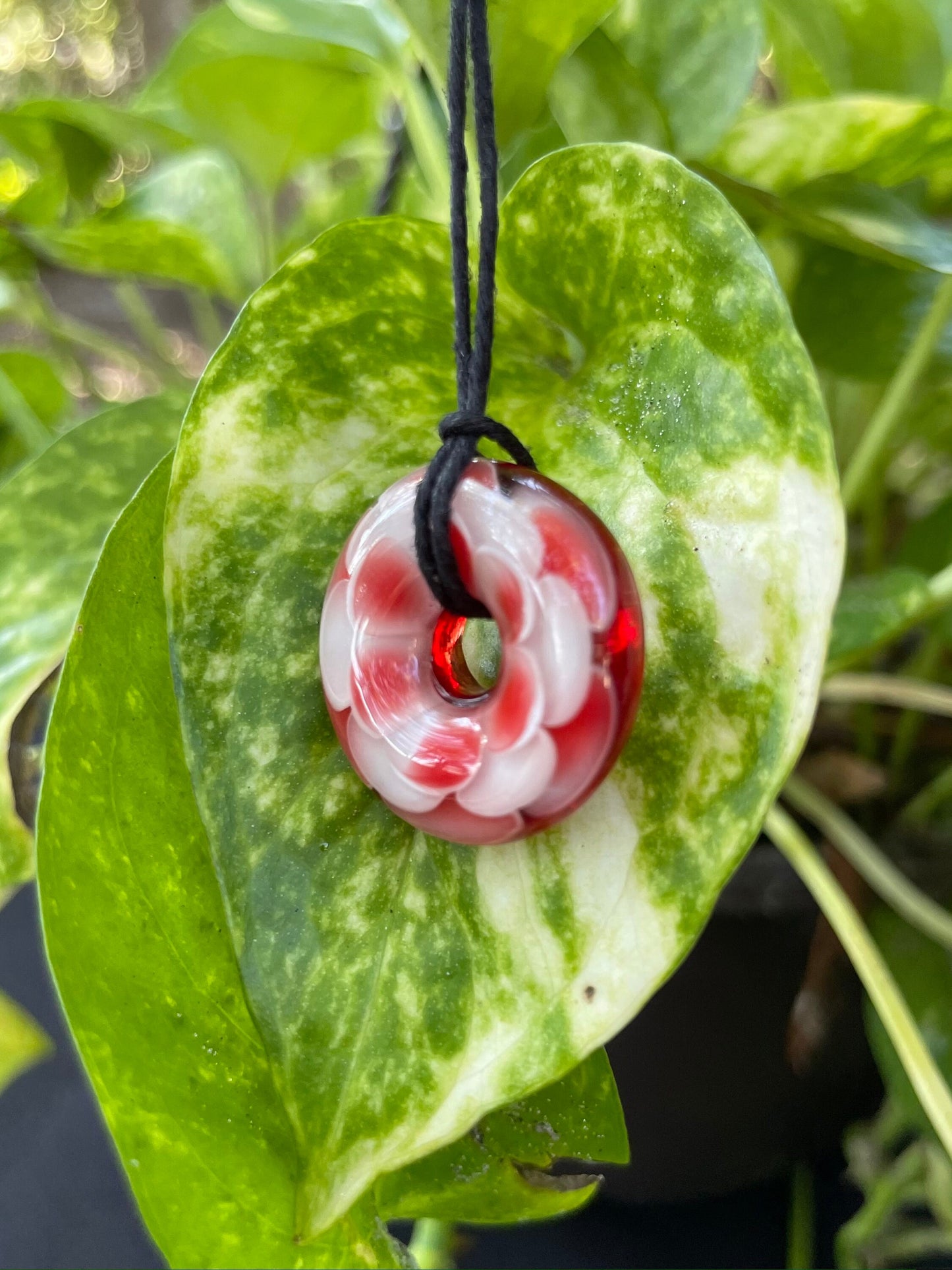 Infinity Lotus Necklace / Classy Necklace / US Blown Glass Pendants / Botanical Jewelry / Ring / Girlfriend - Mom - Aunt Christmas Gift