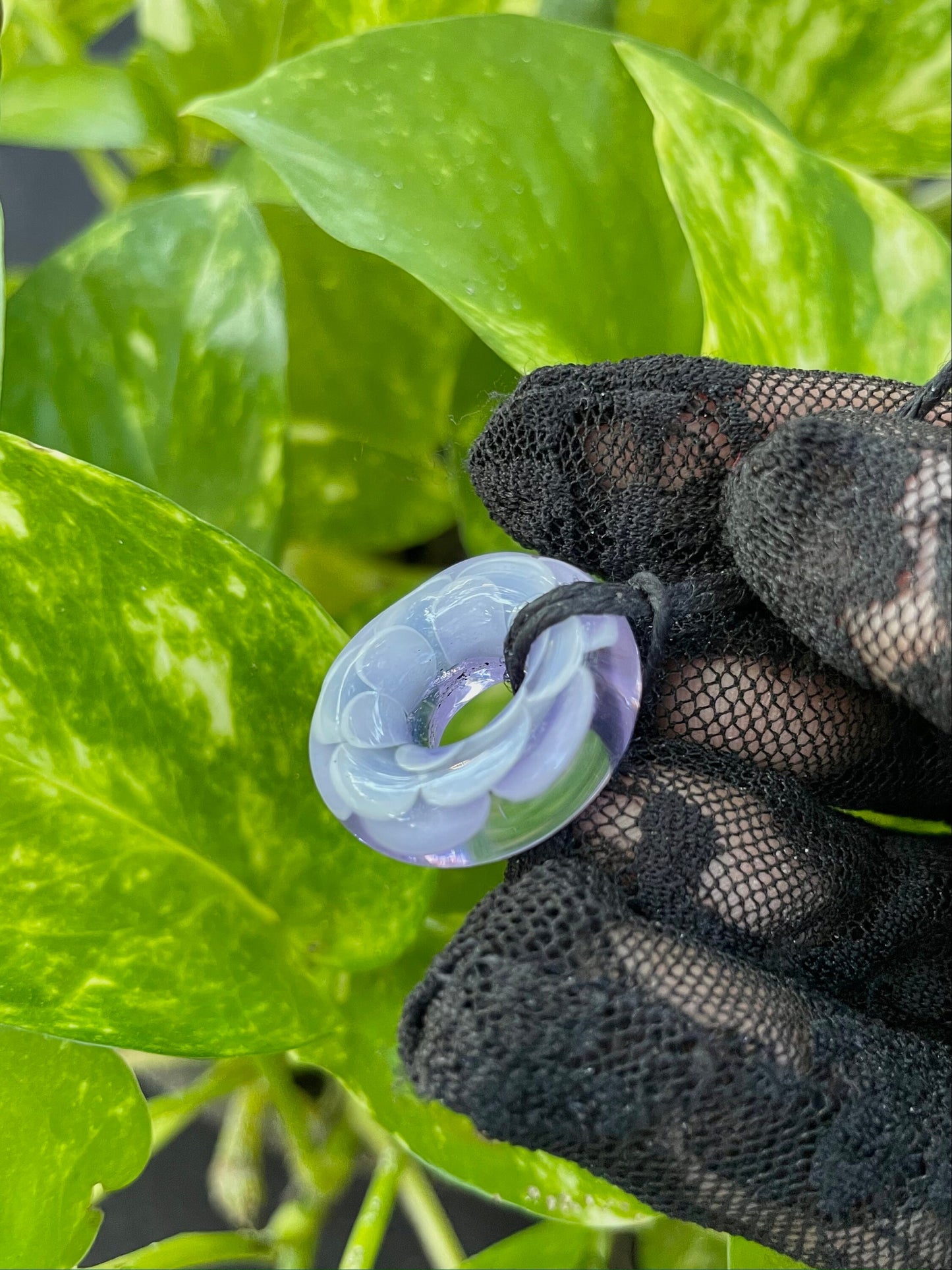 Infinity Lotus Necklace / Classy Necklace / US Blown Glass Pendants / Botanical Jewelry / Ring / Girlfriend - Mom - Aunt Christmas Gift