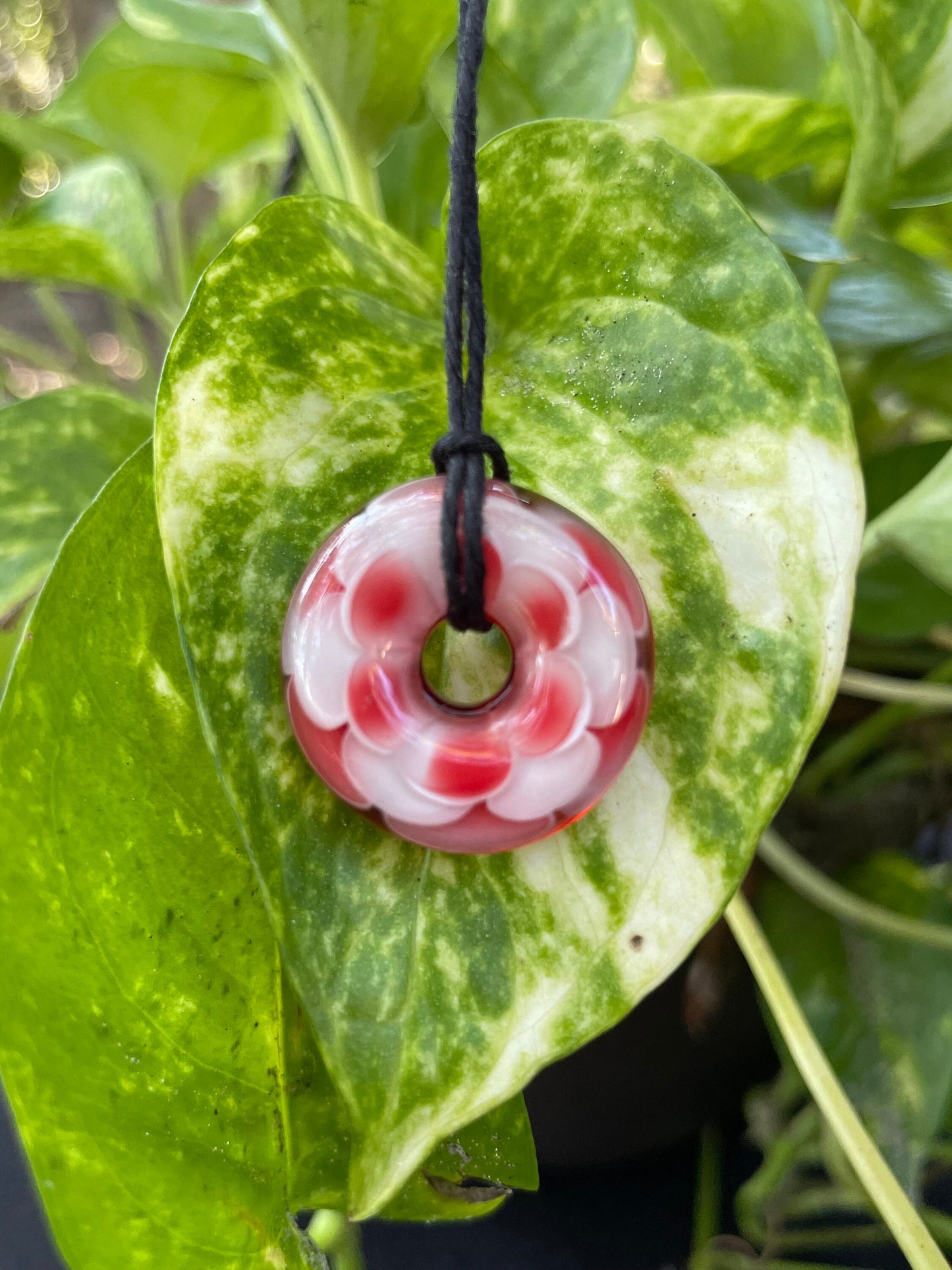 Infinity Lotus Necklace / Classy Necklace / US Blown Glass Pendants / Botanical Jewelry / Ring / Girlfriend - Mom - Aunt Christmas Gift