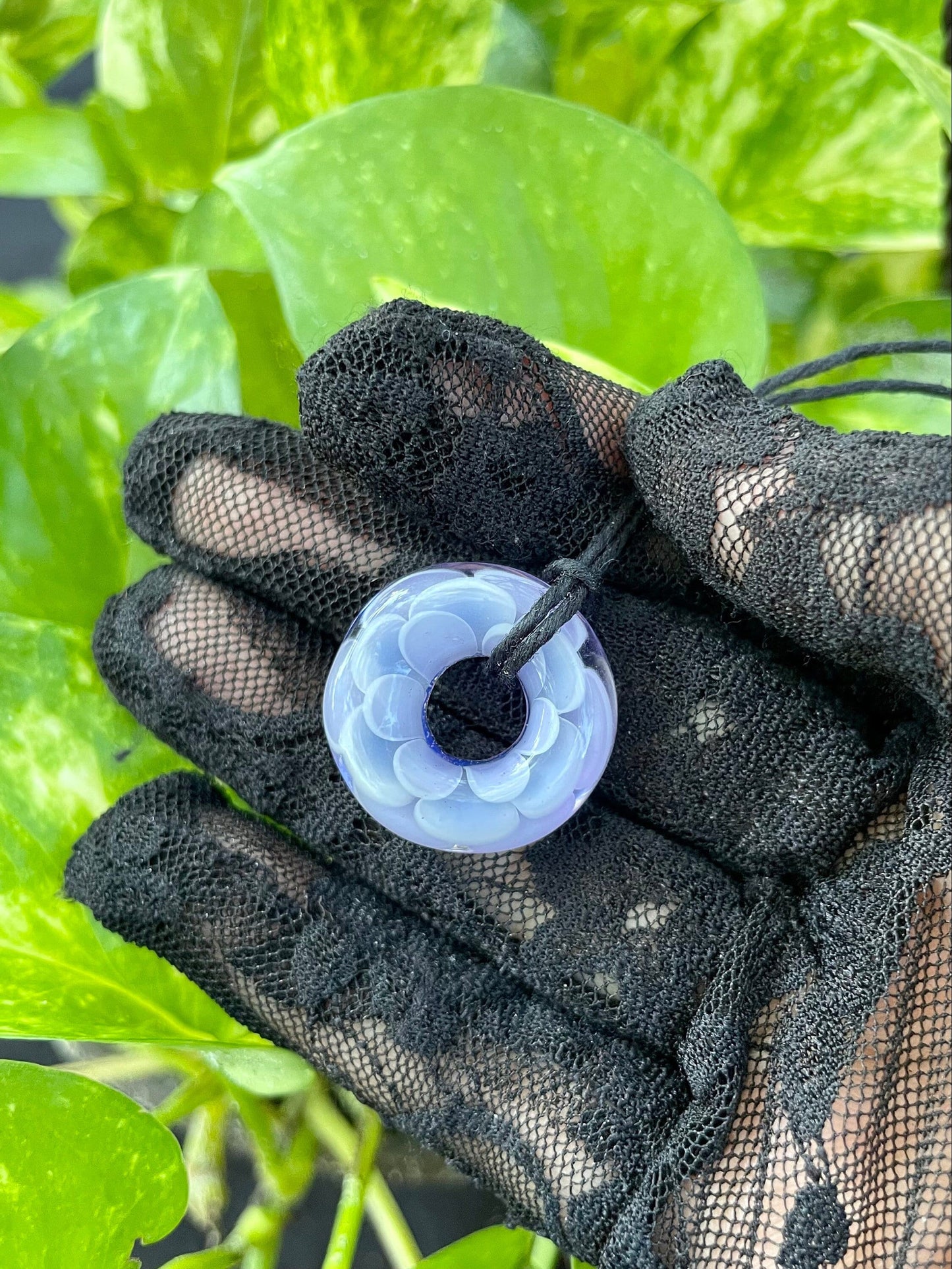 Infinity Lotus Necklace / Classy Necklace / US Blown Glass Pendants / Botanical Jewelry / Ring / Girlfriend - Mom - Aunt Christmas Gift