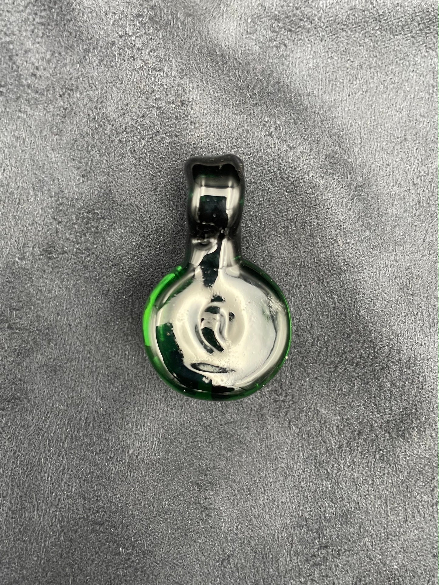Ocean Implosion Pendant/ Ocean Pendant / Glass Implosion Pendant / Glass flower Implosion Pendant / Beach Jewelry / Boho Jewelery