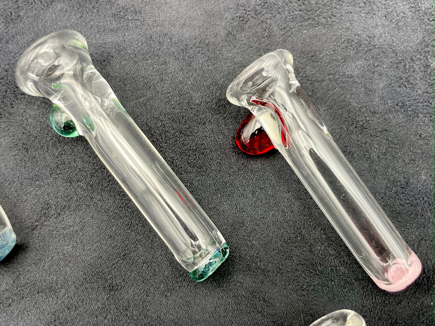 Dot One Hitter/ Dot Chillum / tobacco use only / simple chillum / Kawaii Chillum / USA Glass