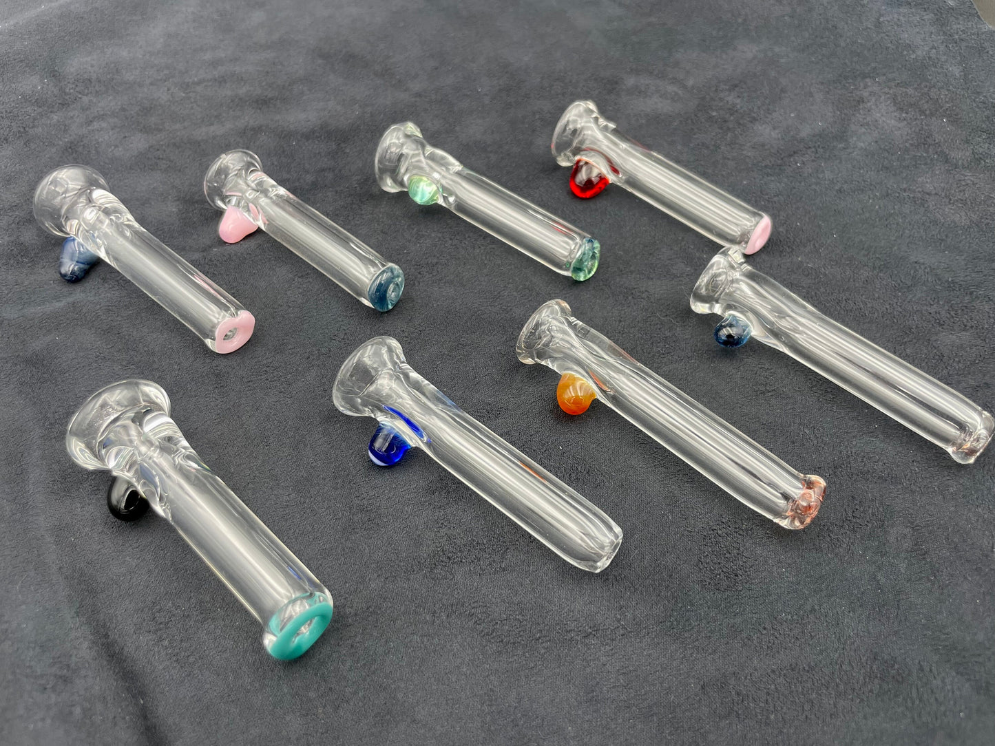 Dot One Hitter/ Dot Chillum / tobacco use only / simple chillum / Kawaii Chillum / USA Glass