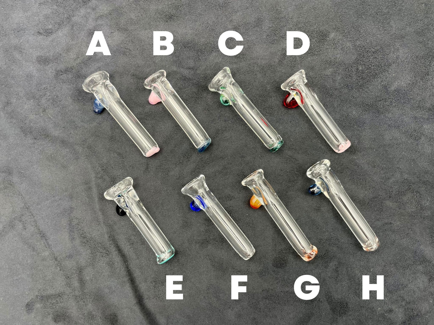 Dot One Hitter/ Dot Chillum / tobacco use only / simple chillum / Kawaii Chillum / USA Glass