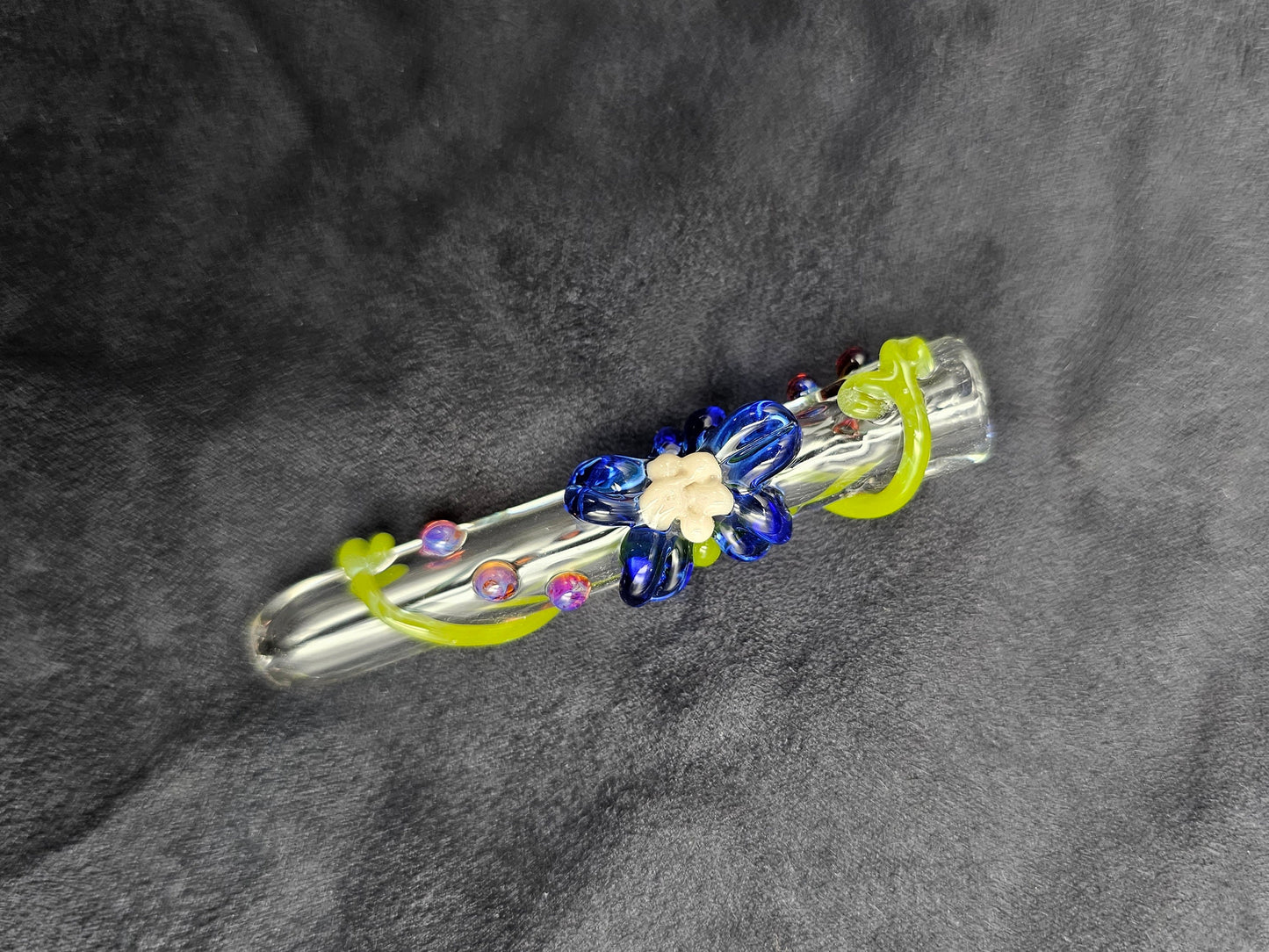 Blooming Flower Finger Saver / Blooming Flower Cigarette tip / tobacco use only / Hand made / Kawaii finger saver / USA Glass