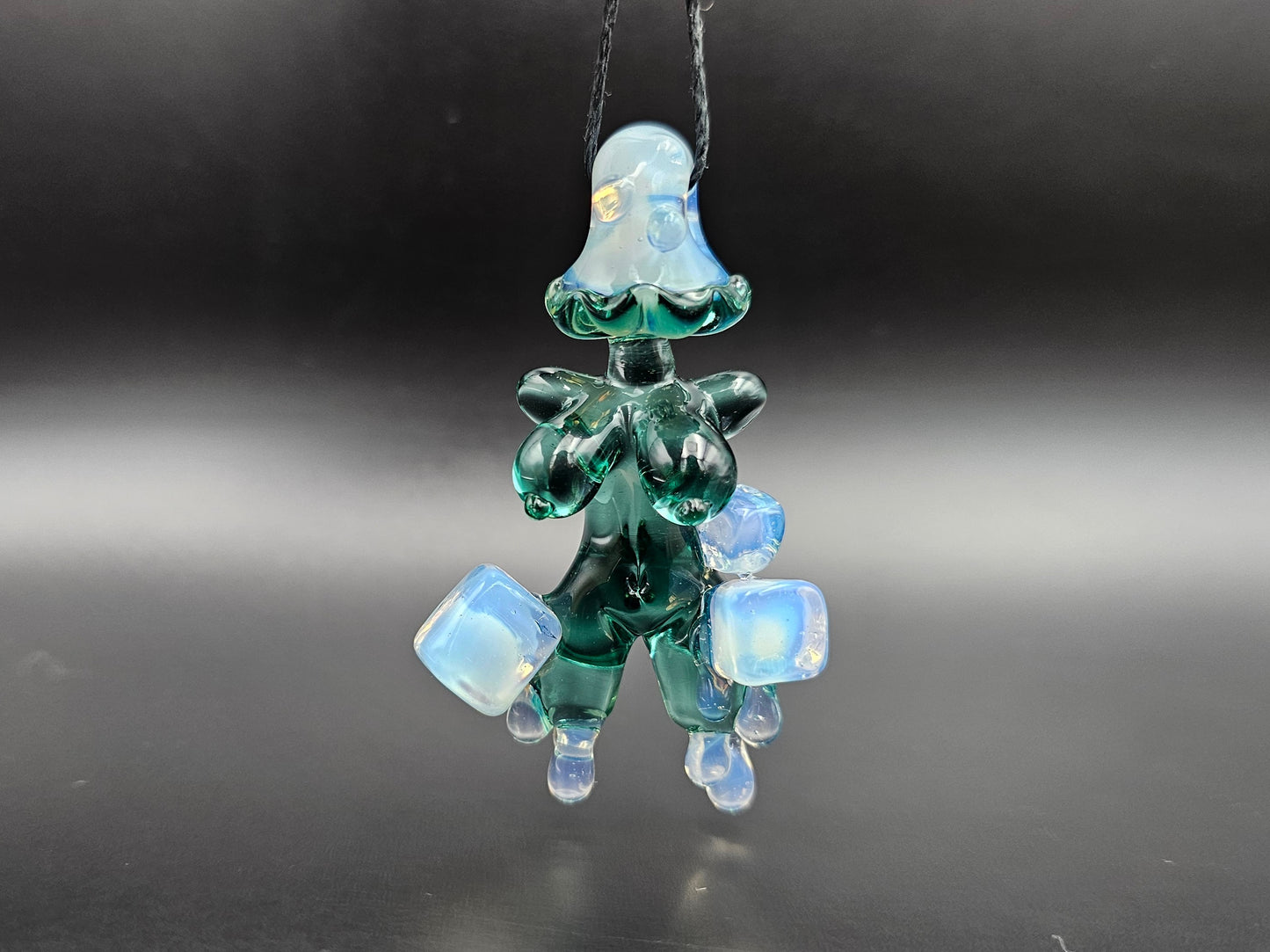 Icy-Shroom Babe Pendant