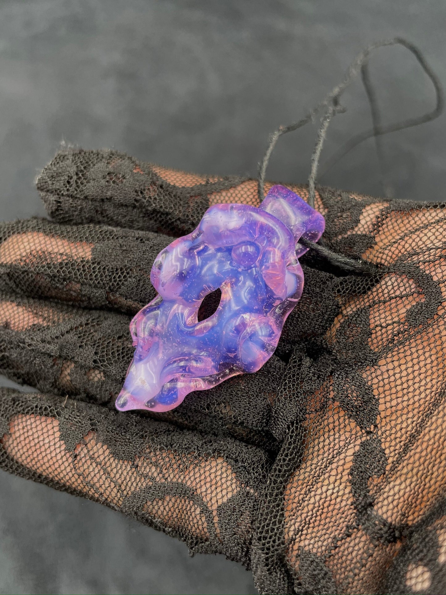 Vagina Pendant / Vagina Necklace / Kinky Glass Pendant / Glass Feminist Pendant / Queer Pendant