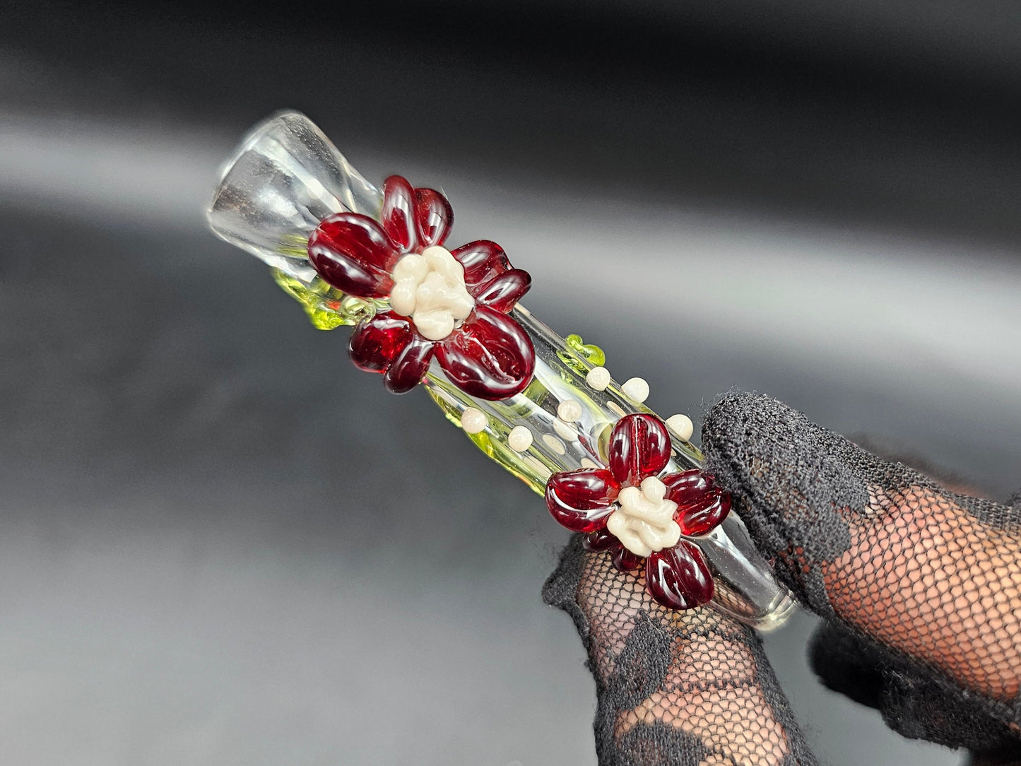 Blooming Flower Chillum / Blooming Flower One Hitter / tobacco use only / Hand made / Kawaii Chillum / Kawaii One Hitter/ Flower Chillum