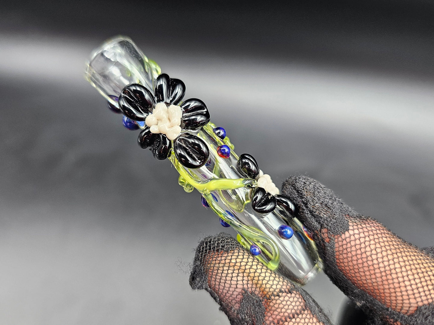 Blooming Flower Chillum / Blooming Flower One Hitter / tobacco use only / Hand made / Kawaii Chillum / Kawaii One Hitter/ Flower Chillum