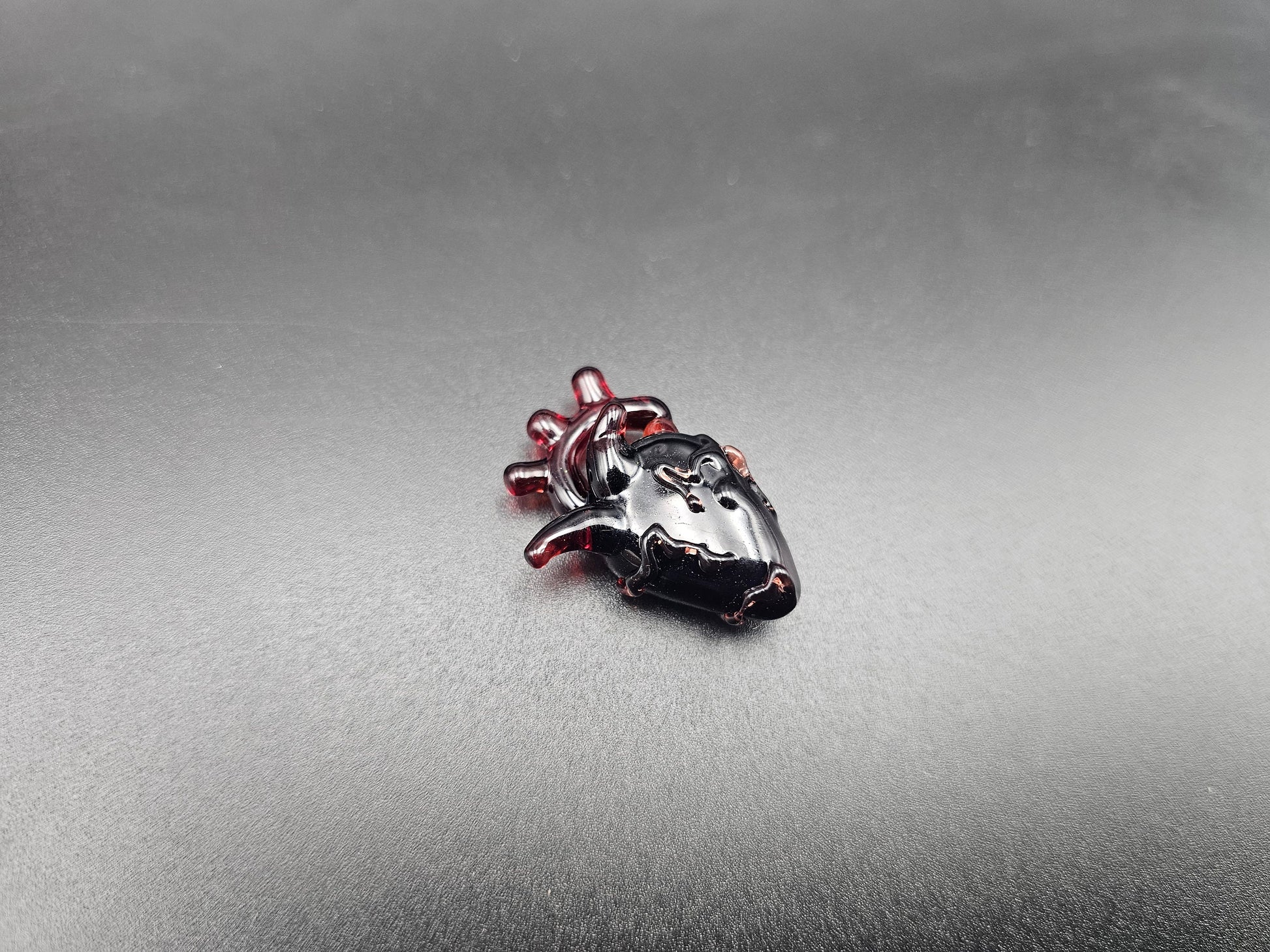 Anatomical Heart Pendant/ Cardiology Pendant / Glass Heart Pendant / Glass Anatomical Heart Pendant / Medical Pendant