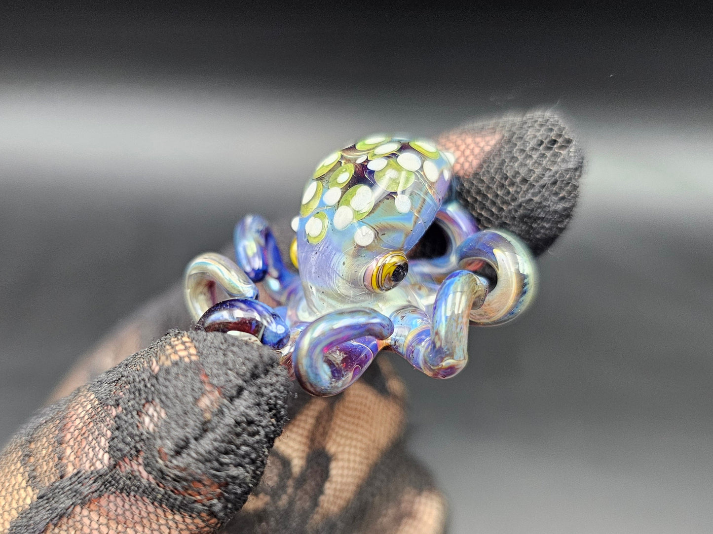 Octopus Necklace / Hand Blown Glass Octopus Pendant / Octopus Pendant / Ocean Pendant / Elegant Glass Pendant / Kraken Pendant