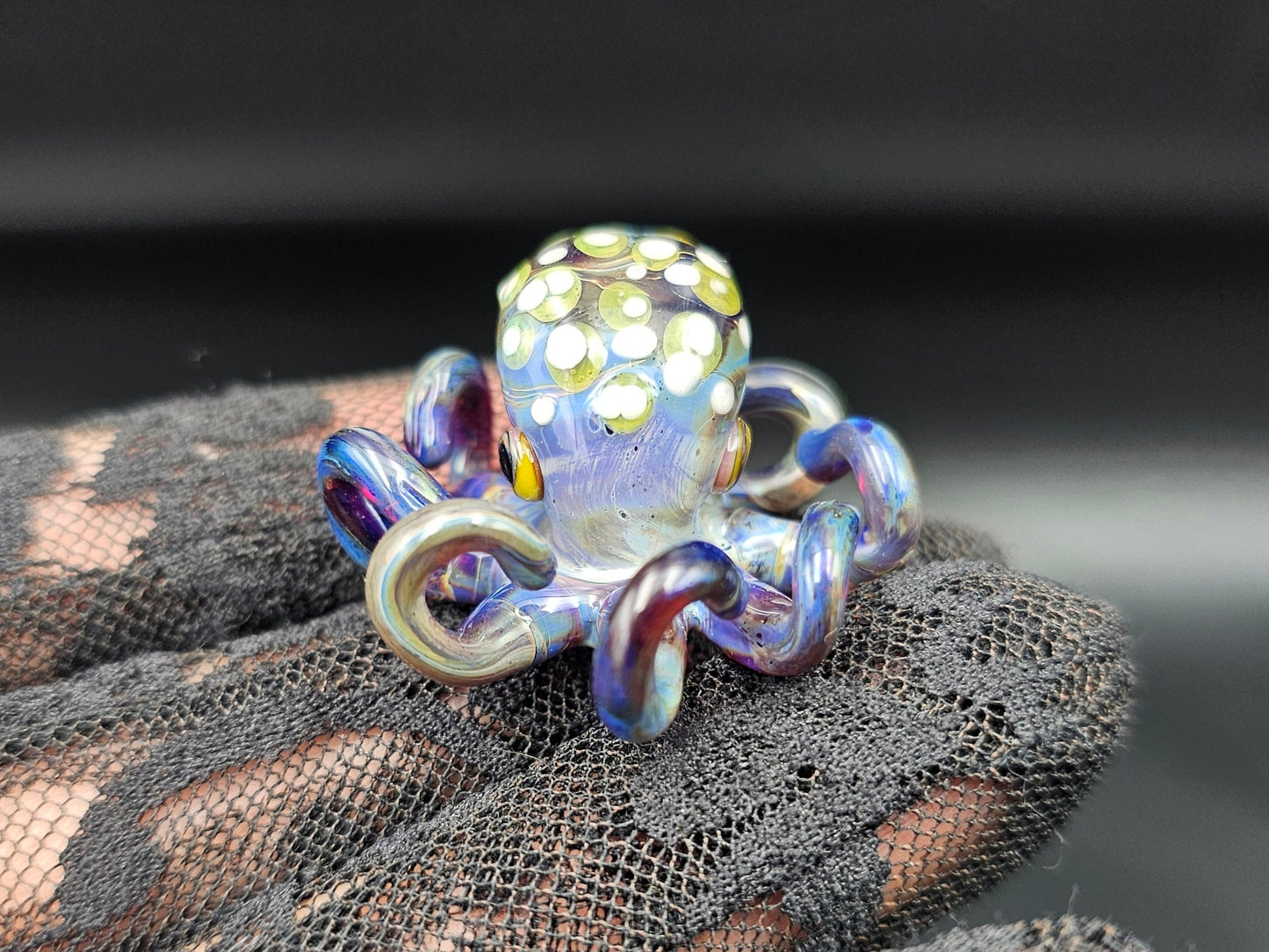 Octopus Necklace / Hand Blown Glass Octopus Pendant / Octopus Pendant / Ocean Pendant / Elegant Glass Pendant / Kraken Pendant