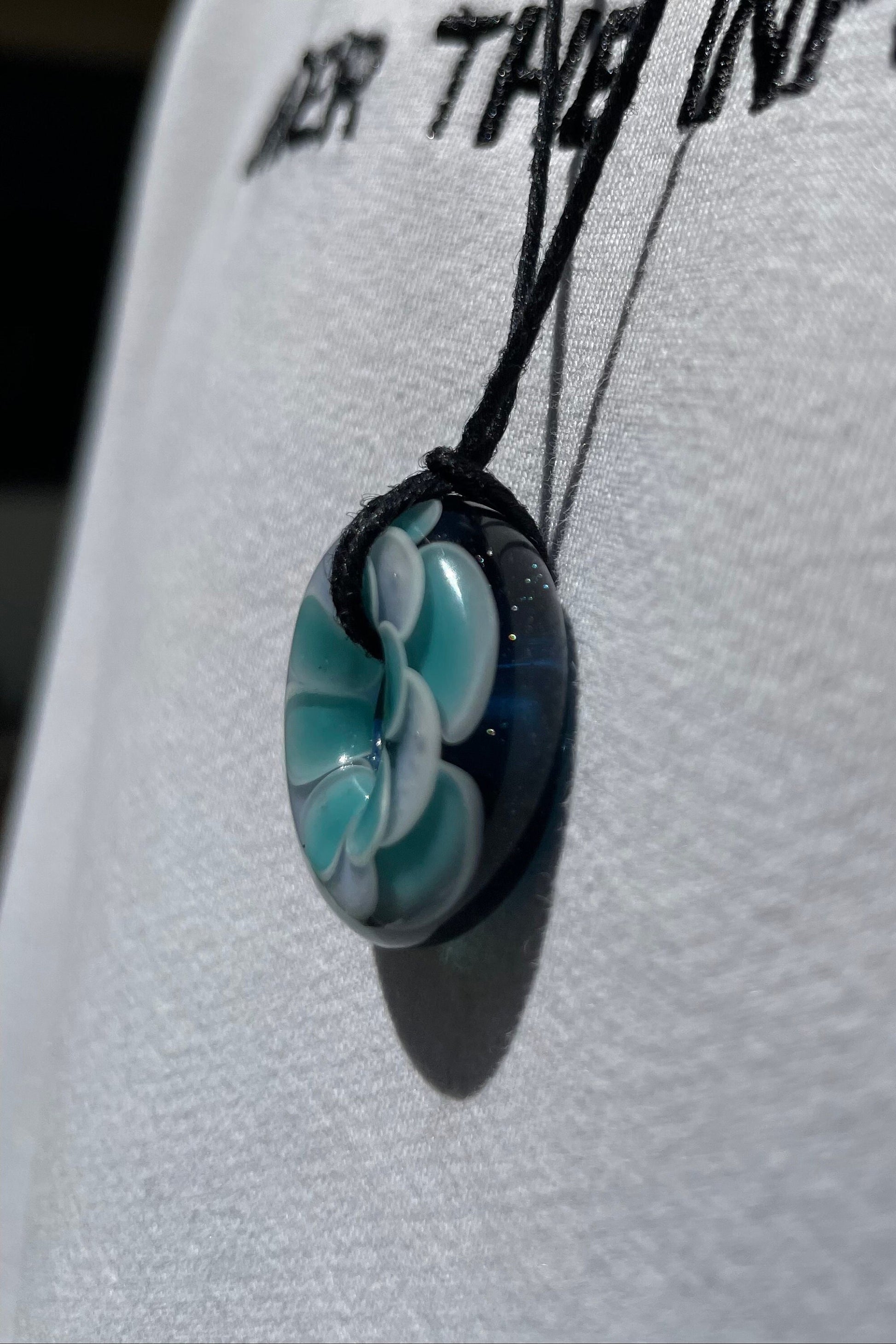 Infinity Lotus Necklace / Classy Necklace / US Blown Glass Pendants / Botanical Jewelry / Ring / Girlfriend - Mom - Aunt Christmas Gift