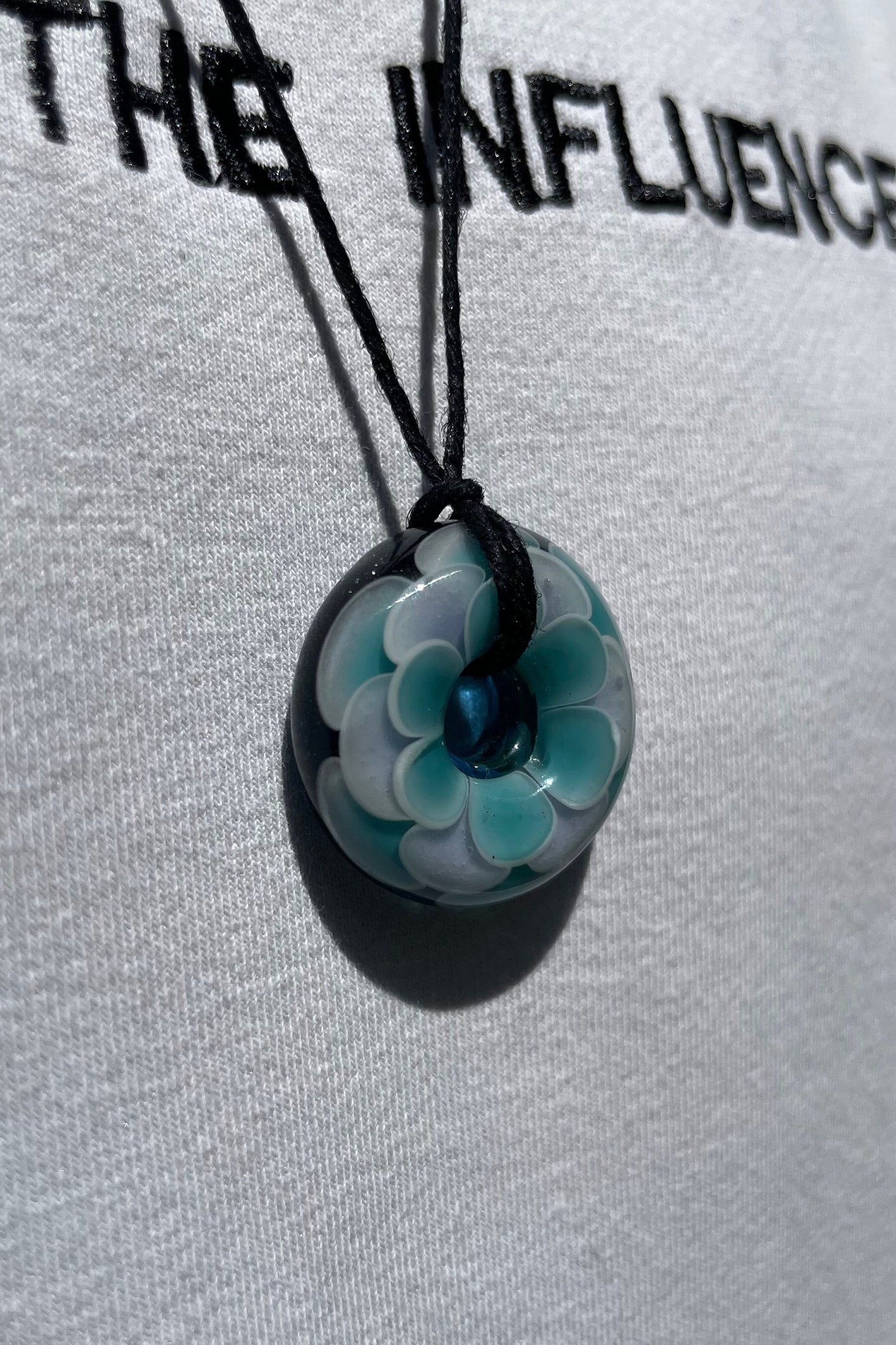 Infinity Lotus Necklace / Classy Necklace / US Blown Glass Pendants / Botanical Jewelry / Ring / Girlfriend - Mom - Aunt Christmas Gift