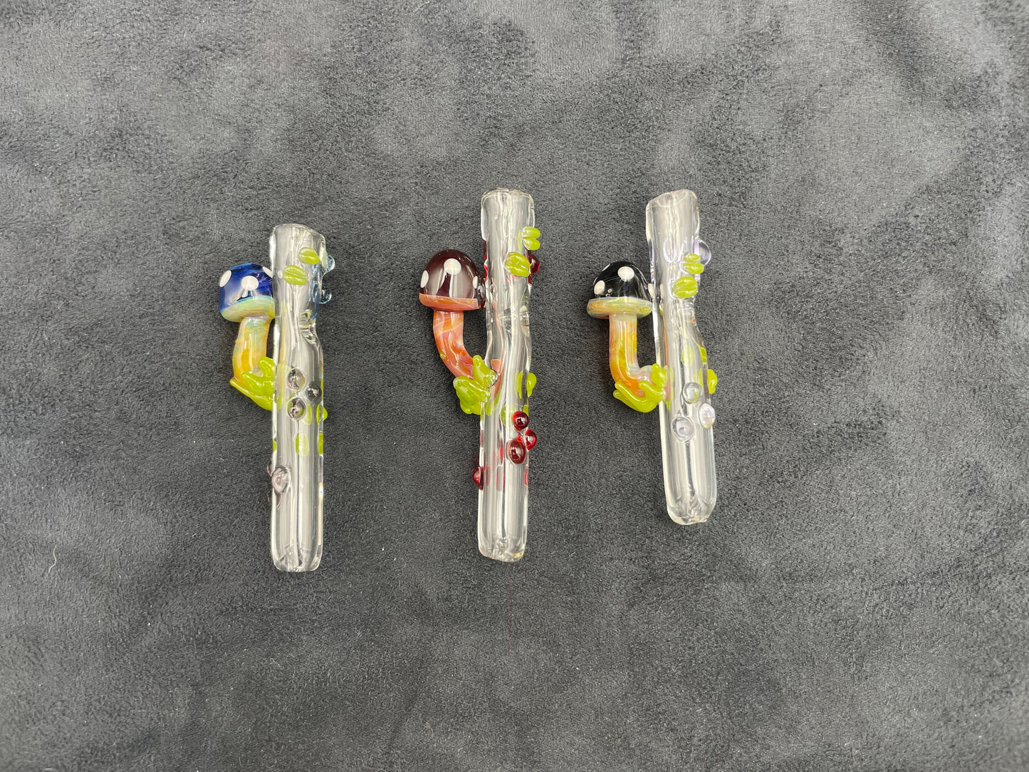 Mushroom Finger Saver / Mushroom Cigarette tip / tobacco use only / Hand made / Kawaii finger saver / USA Glass / Shroom finger saver