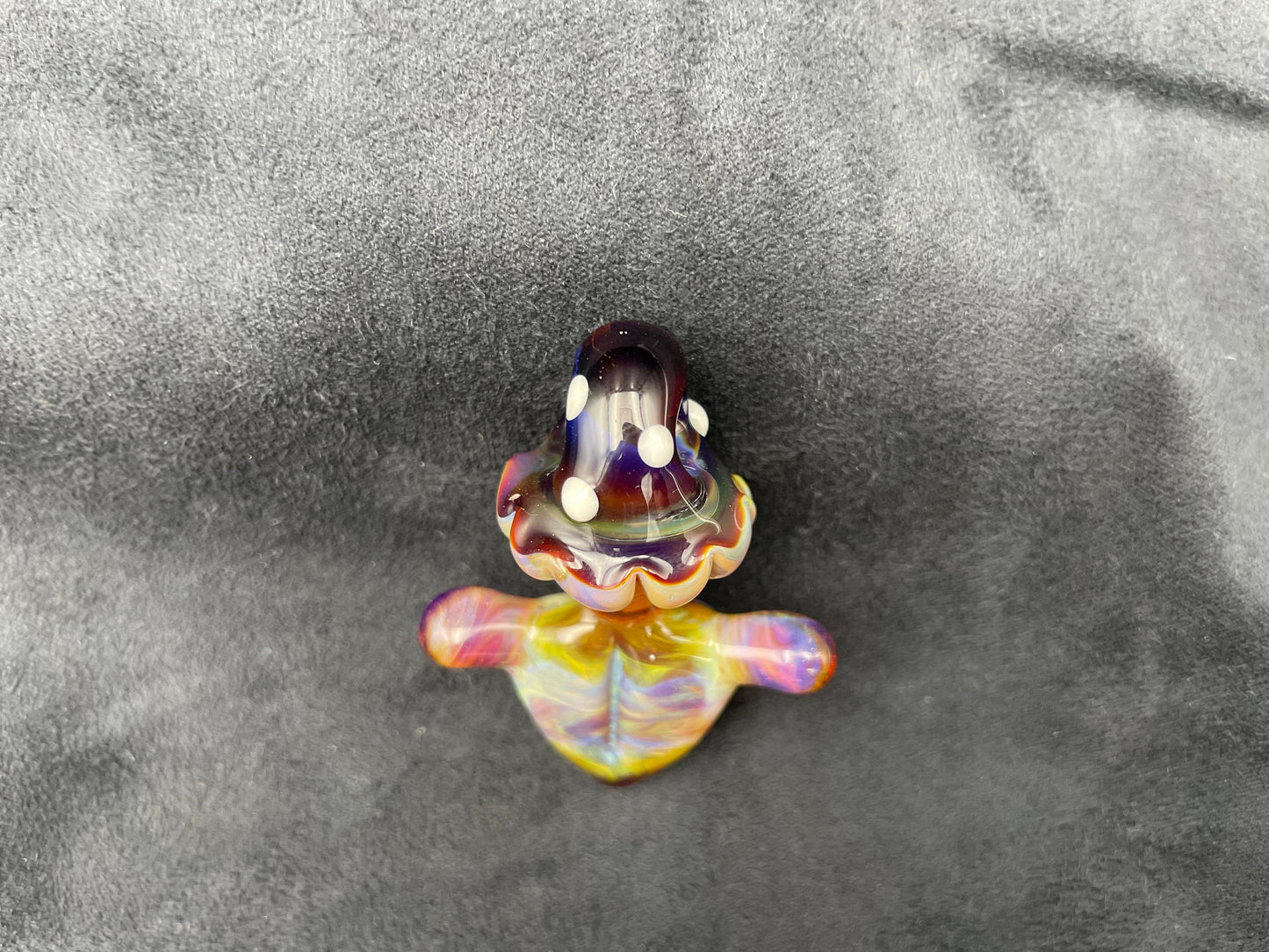 Shroom Head Torso Pendant/ Tiddy Pendant / Glass Mushroom Pendant / Glass Mushroom Boobie Pendant