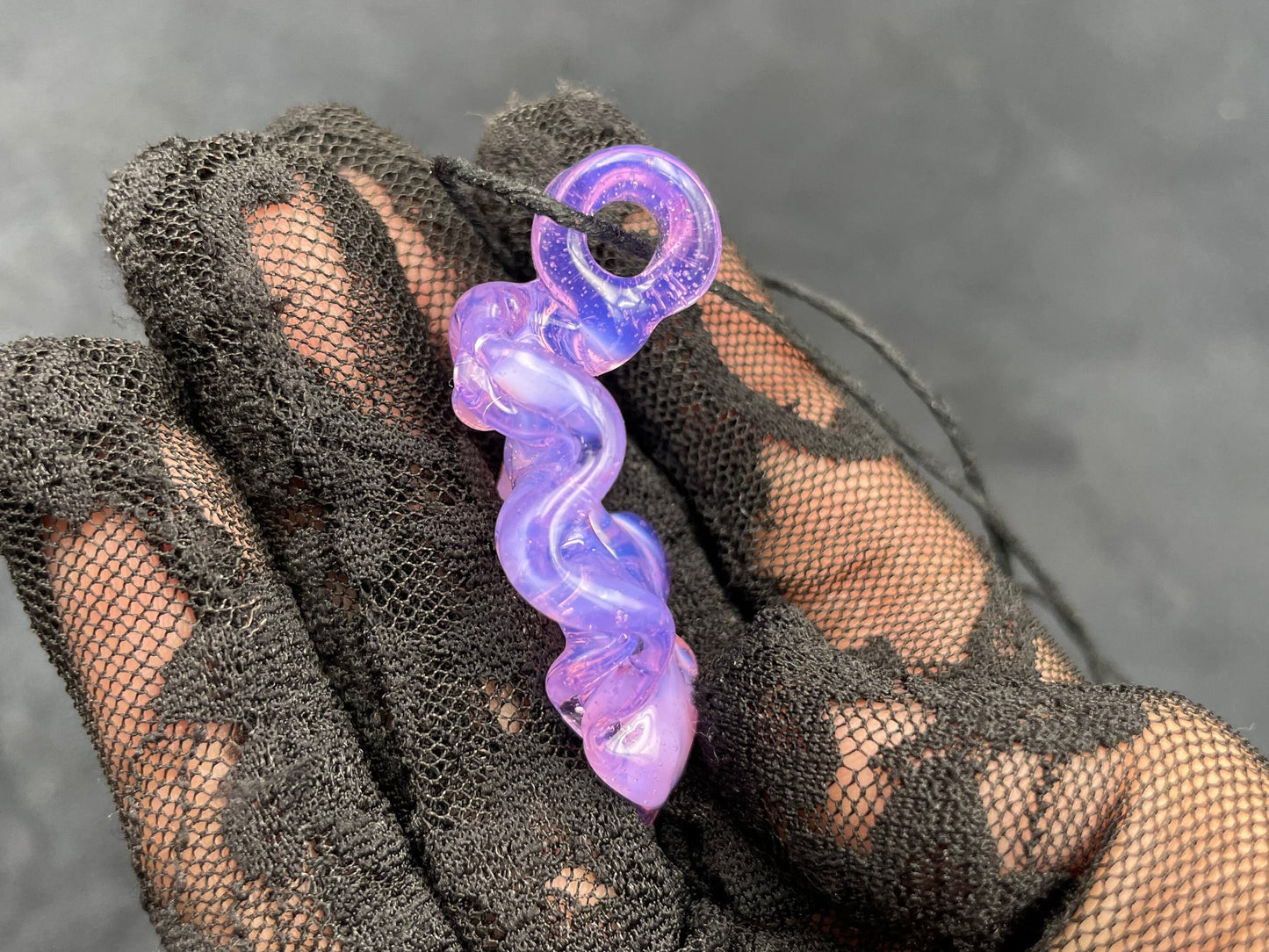 Vagina Pendant / Vagina Necklace / Kinky Glass Pendant / Glass Feminist Pendant / Queer Pendant