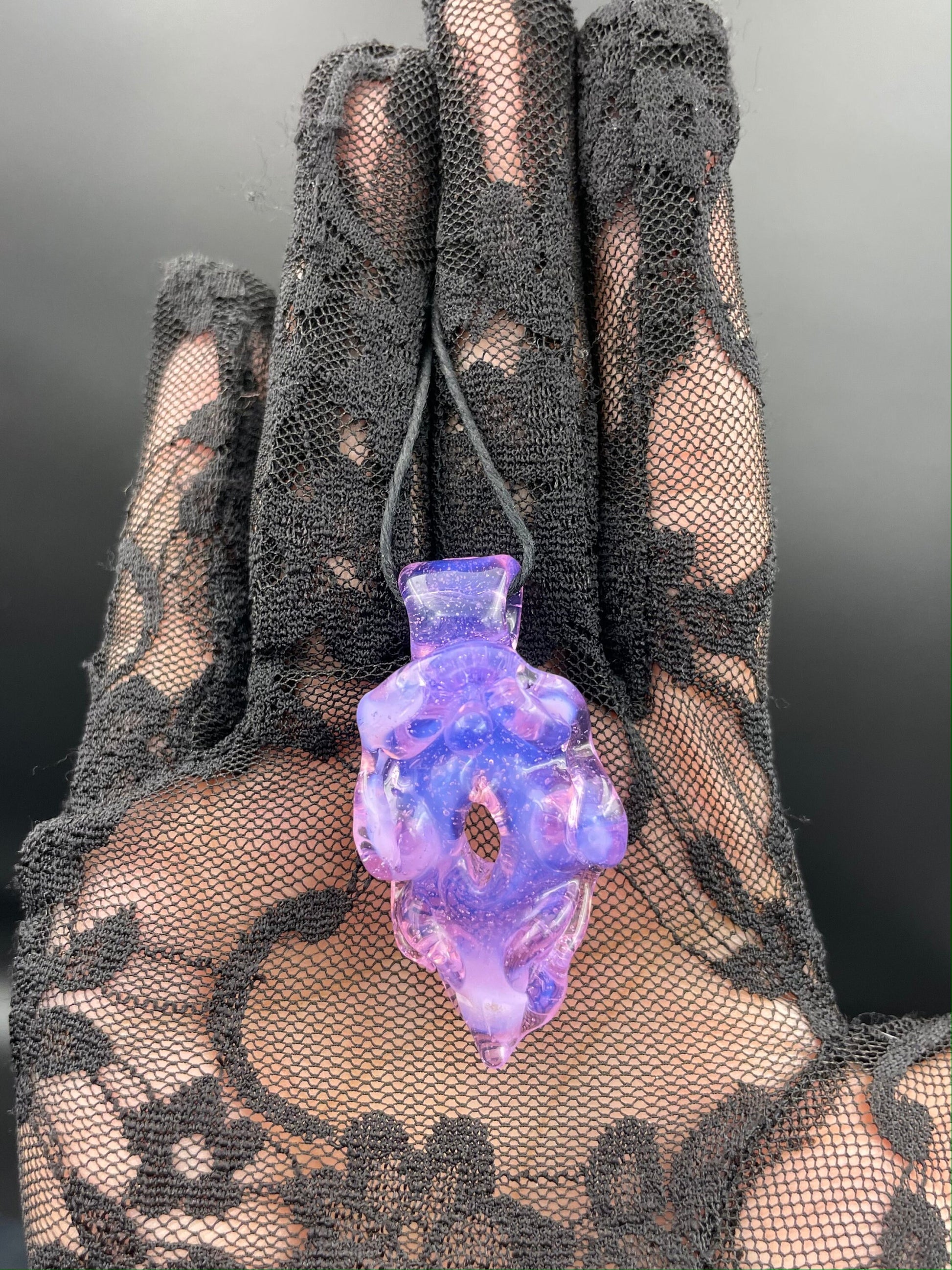 Vagina Pendant / Vagina Necklace / Kinky Glass Pendant / Glass Feminist Pendant / Queer Pendant