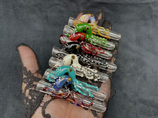 Octopus Finger Saver / Octopus Cigarette tip / tobacco use only / Hand made / Kawaii finger saver / Octopus finger saver