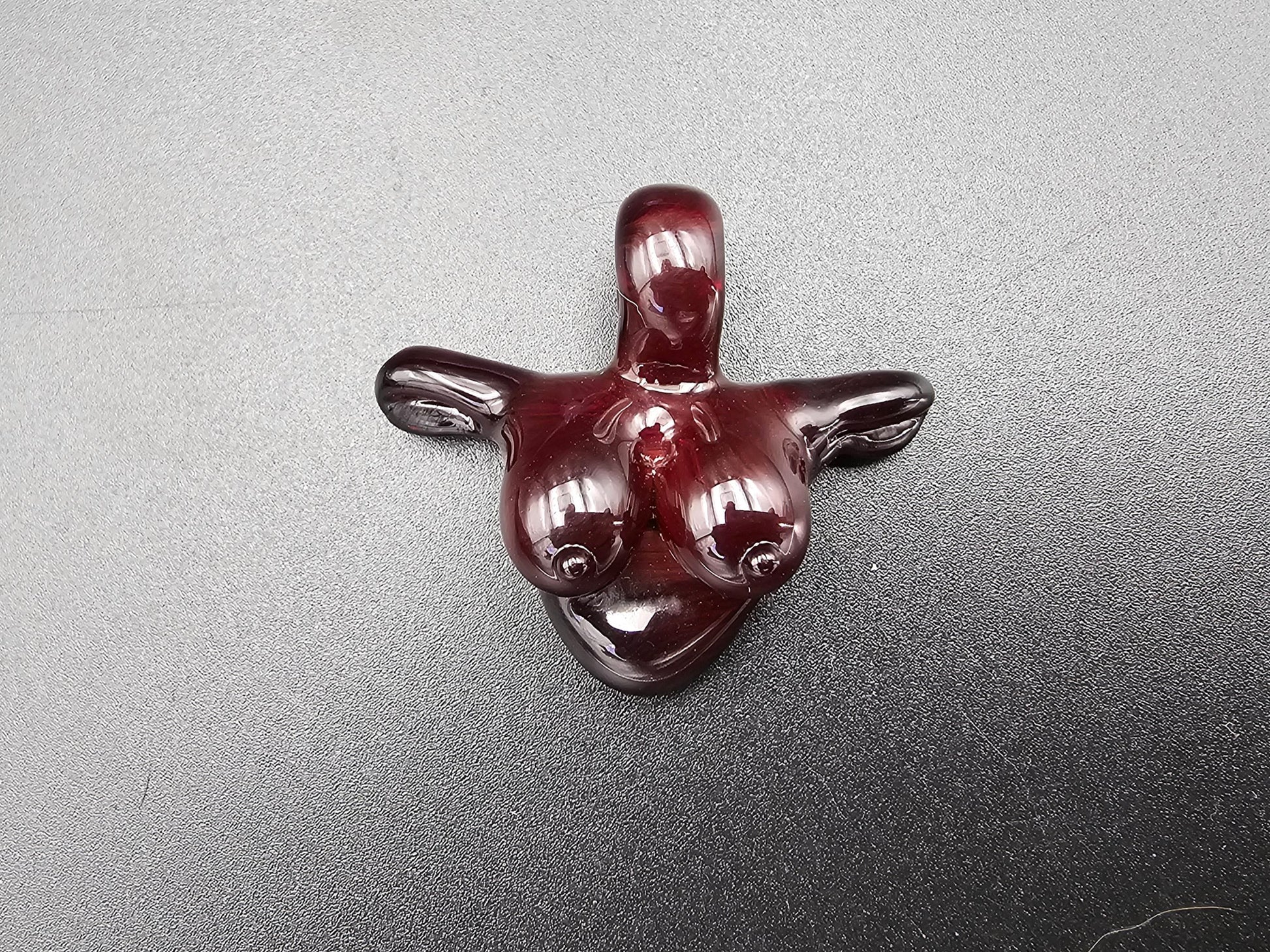 Torso Pendant/ Tiddy Pendant / Glass Pendant / Glass Boobie Pendant