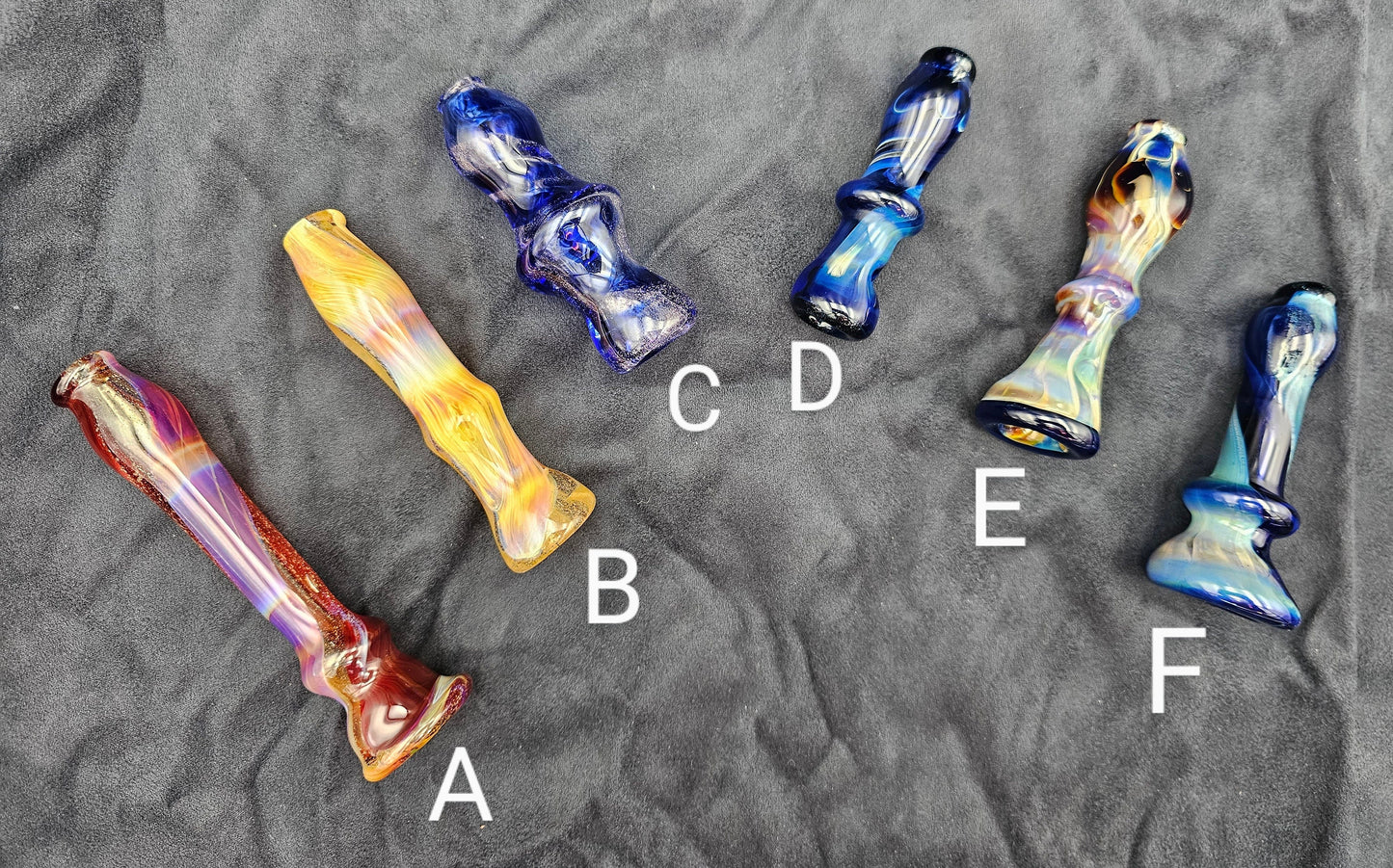 Full Color One Hitter/ Heady Chillum / tobacco use only / USA Glass / Full Color Chillum