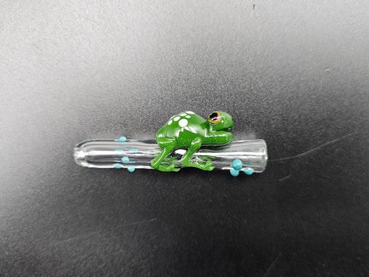 Frog Finger Saver / Frog Cigarette tip / tobacco use only / Hand made / Kawaii finger saver / Frog finger saver